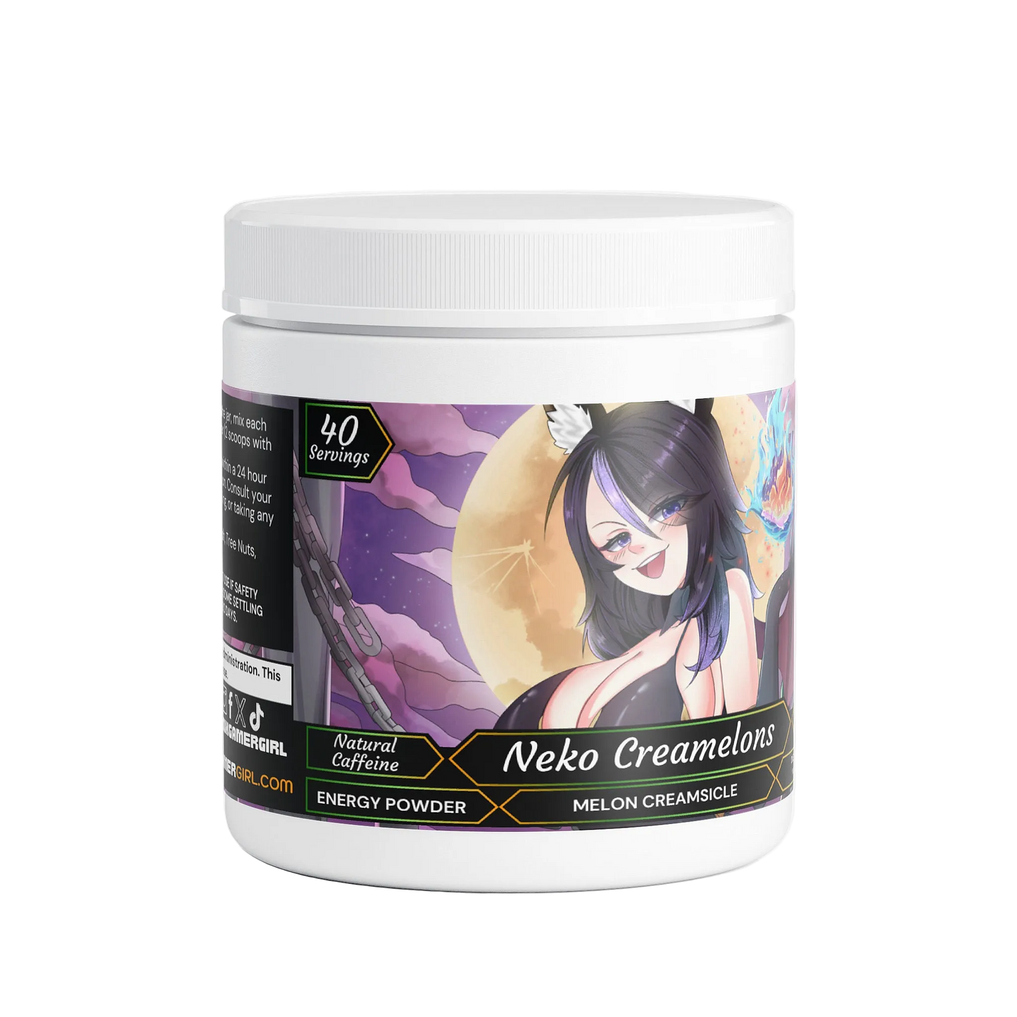 Starry Bean - Neko Creamelons Energy Powder (Melon Creamsicle)