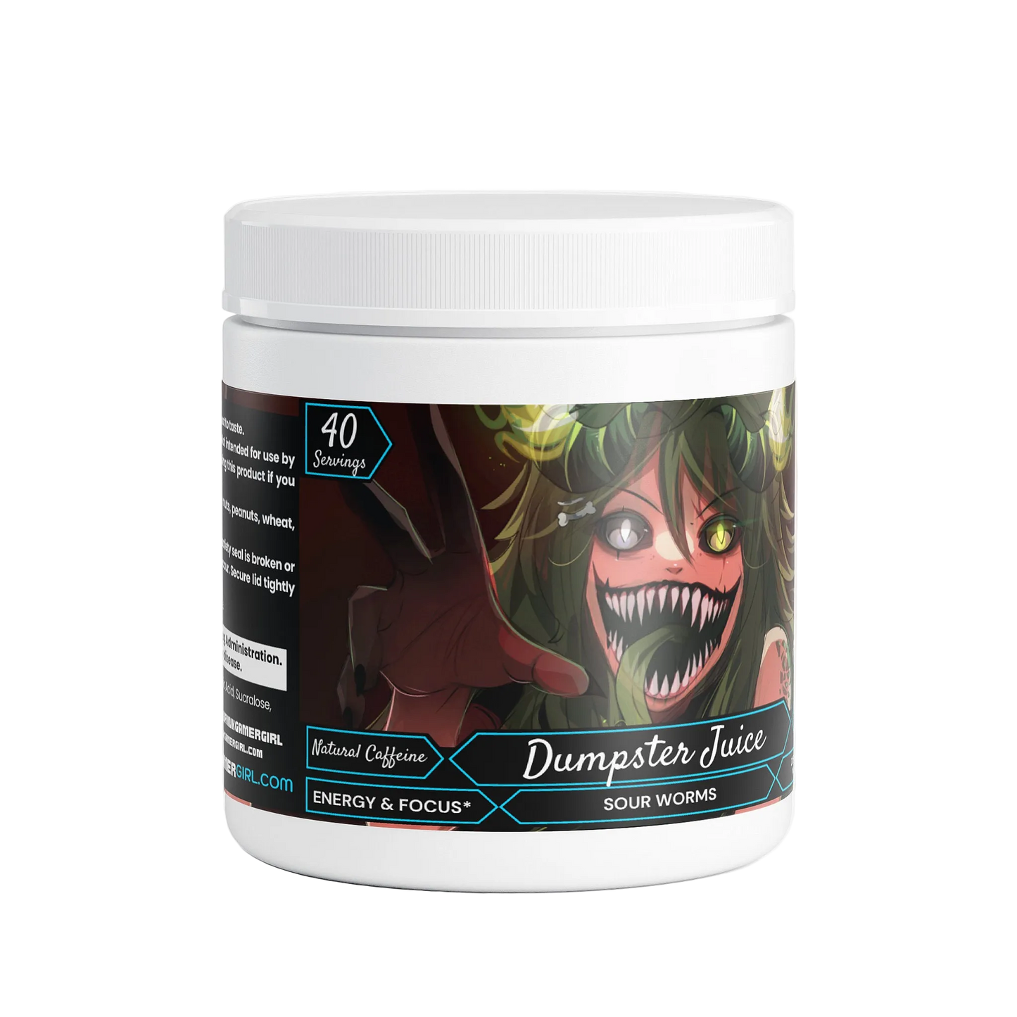Nyghtia - Dumpster Juice Focus Powder (Sour Worms)