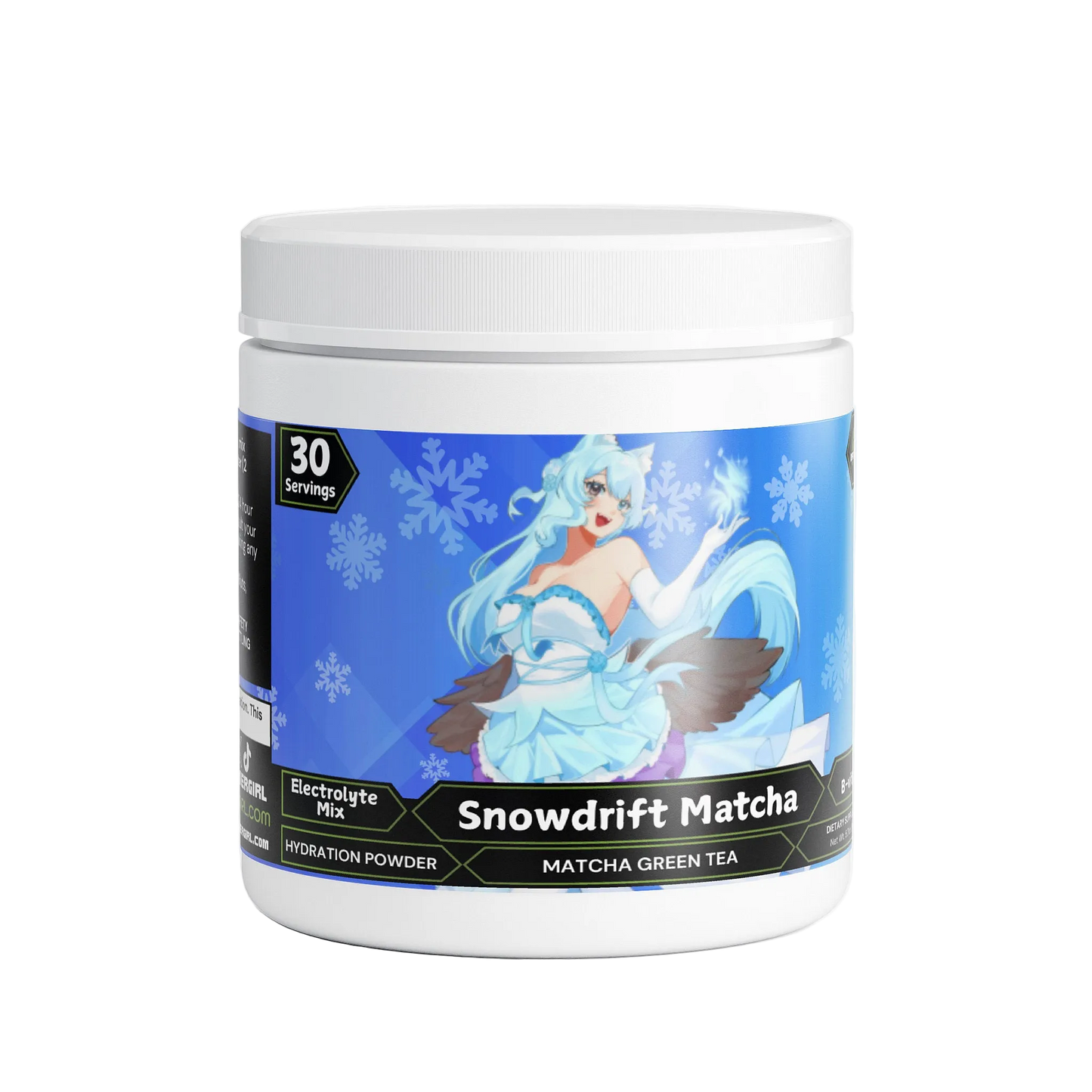 Whisp Mystic - Snowdrift Matcha Hydration Powder (Matcha Green Tea)