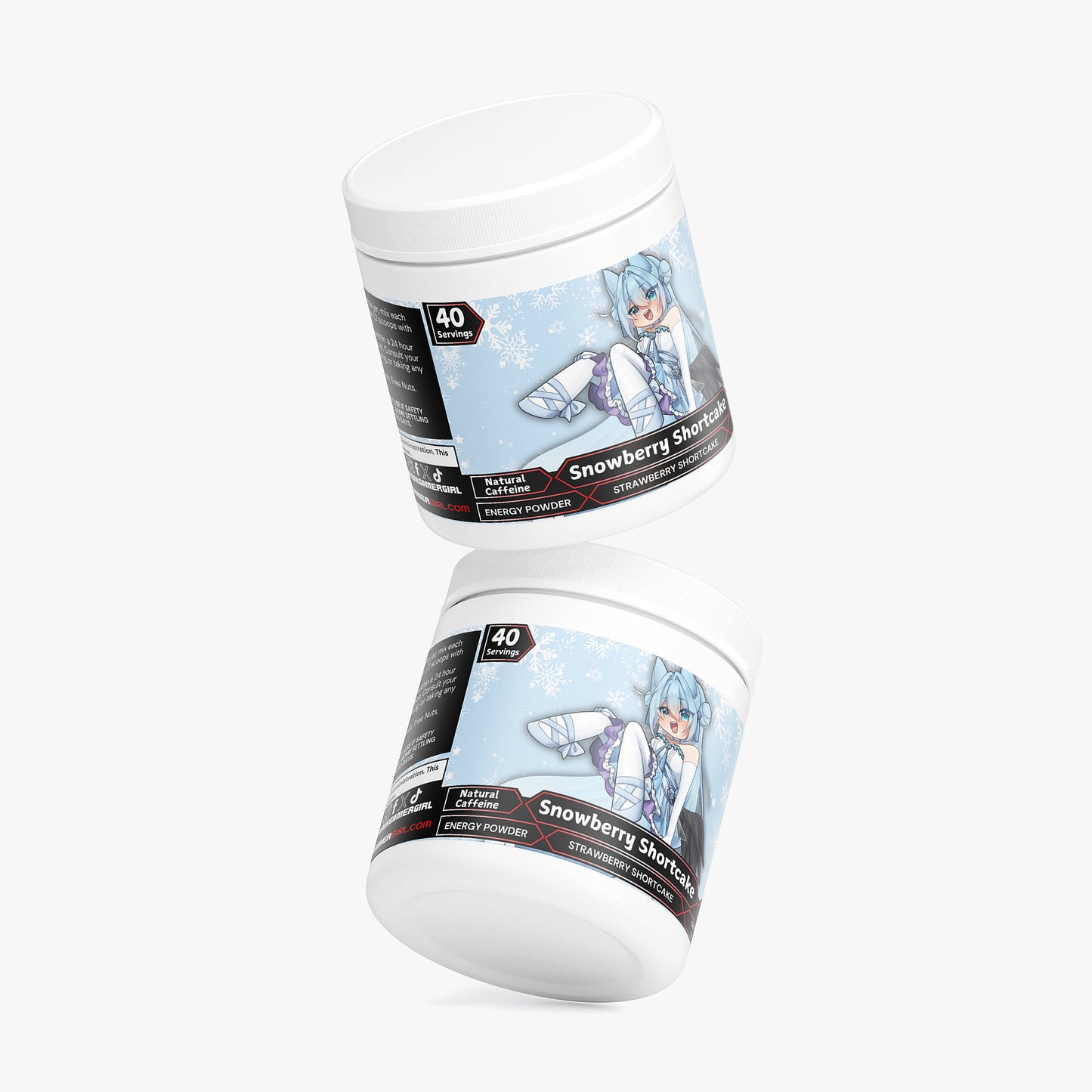 Whisp Mystic - Snowberry Shortcake Energy Powder (Strawberry Shortcake)