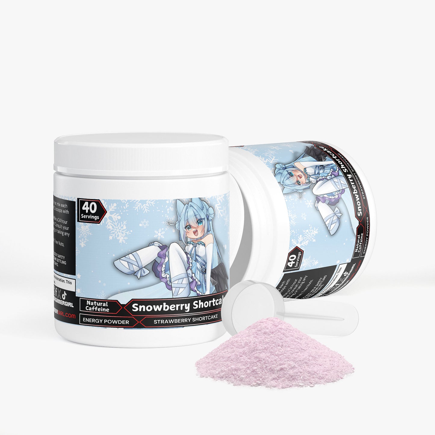 Whisp Mystic - Snowberry Shortcake Energy Powder (Strawberry Shortcake)