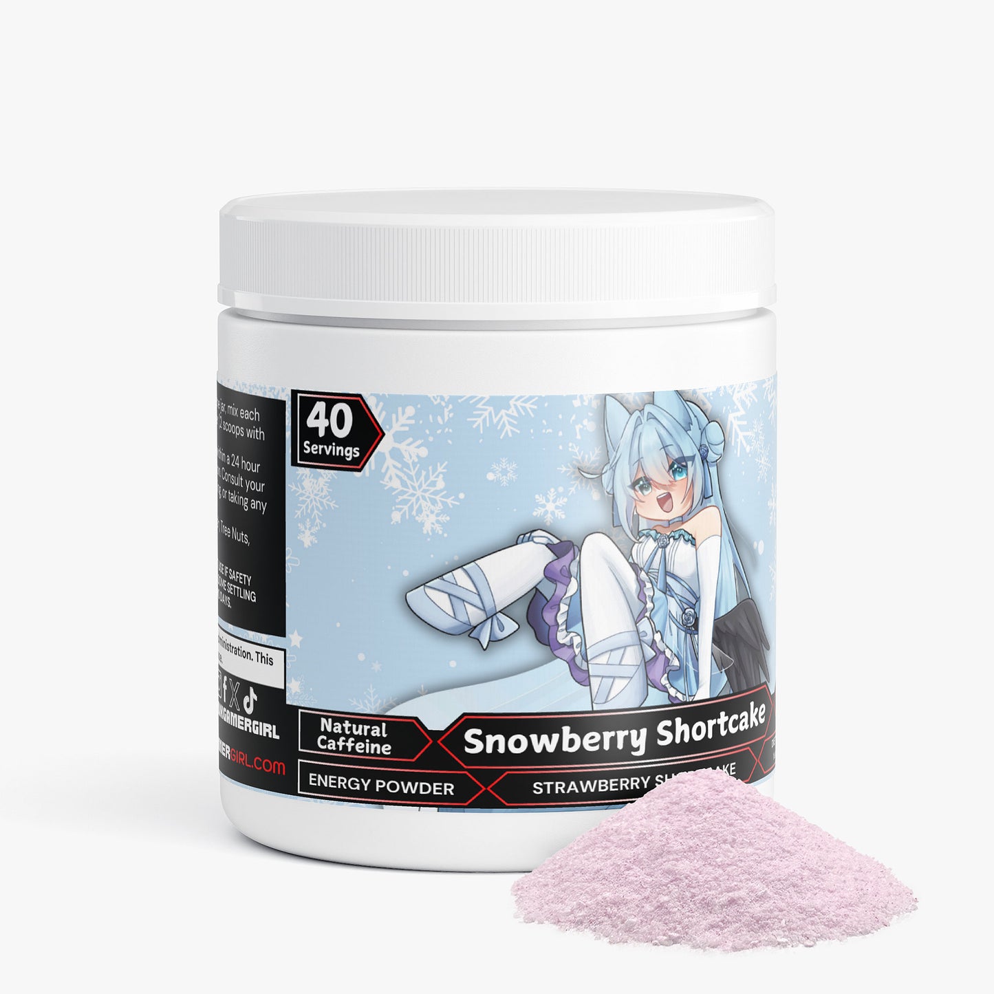 Whisp Mystic - Snowberry Shortcake Energy Powder (Strawberry Shortcake)