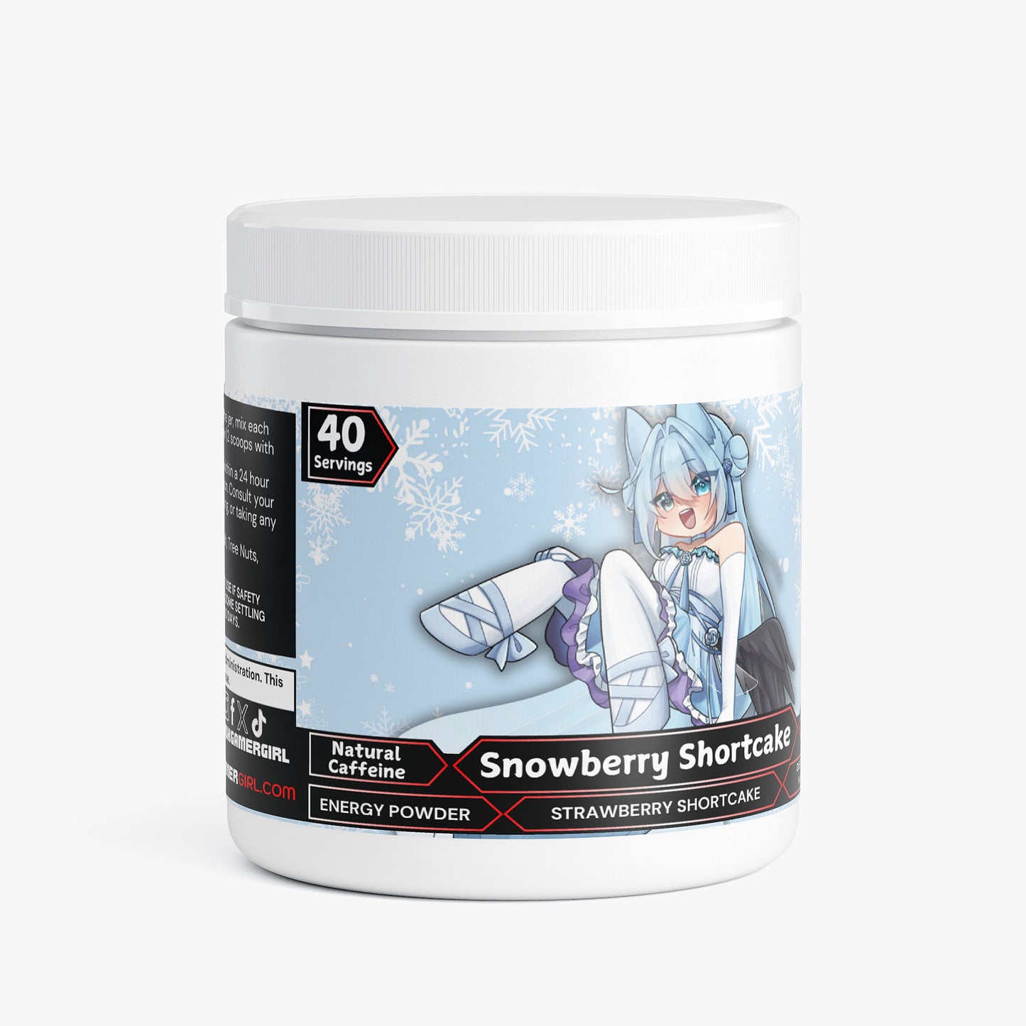 Whisp Mystic - Snowberry Shortcake Energy Powder (Strawberry Shortcake)