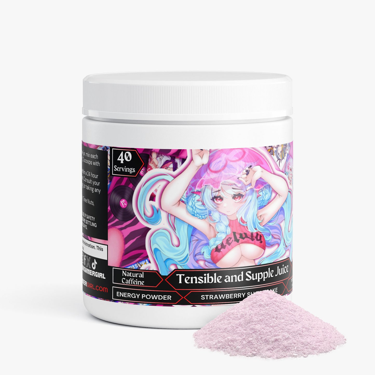 Rora Vt - Tensible and Supple Juice Energy Powder (Strawberry Shortcake)
