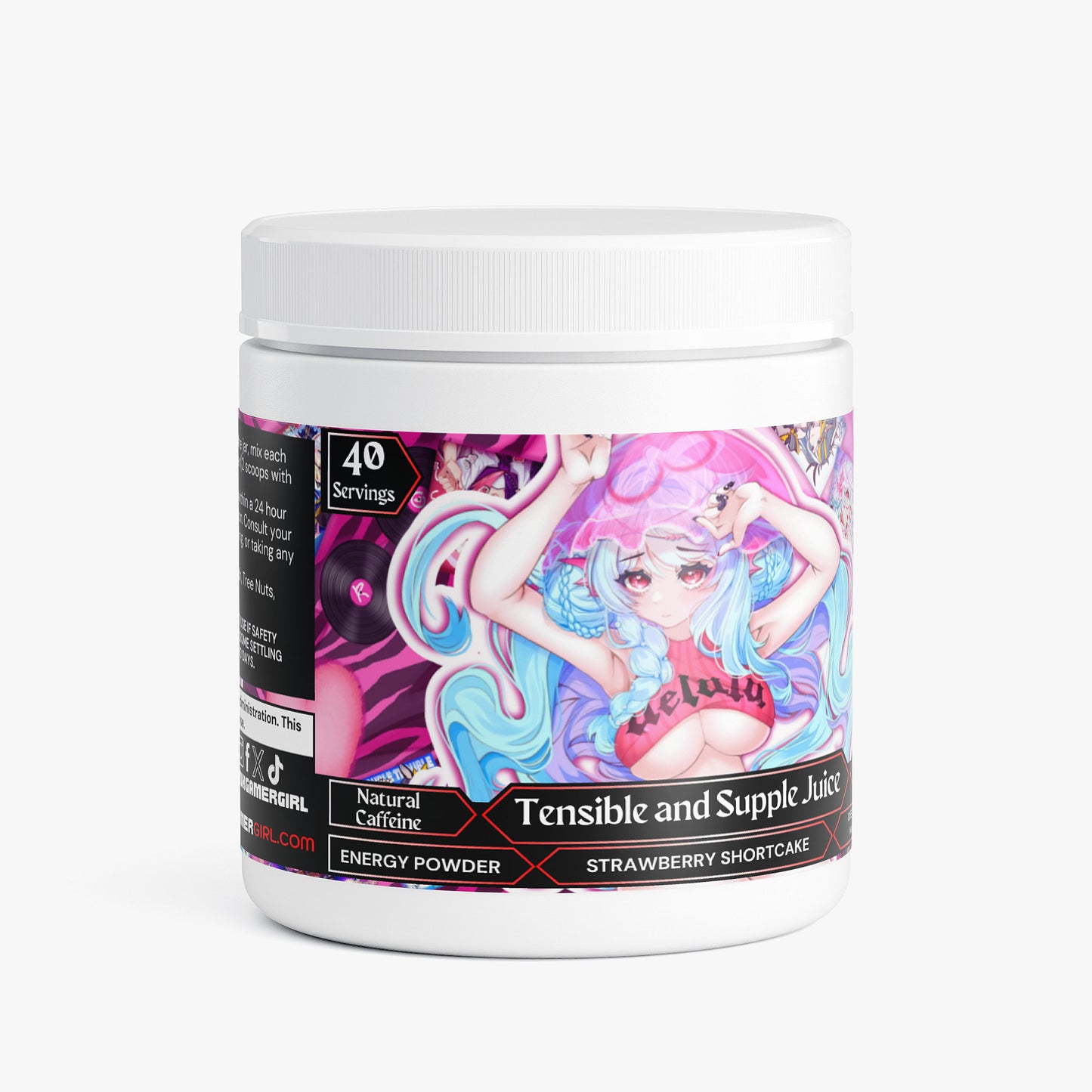 Rora Vt - Tensible and Supple Juice Energy Powder (Strawberry Shortcake)