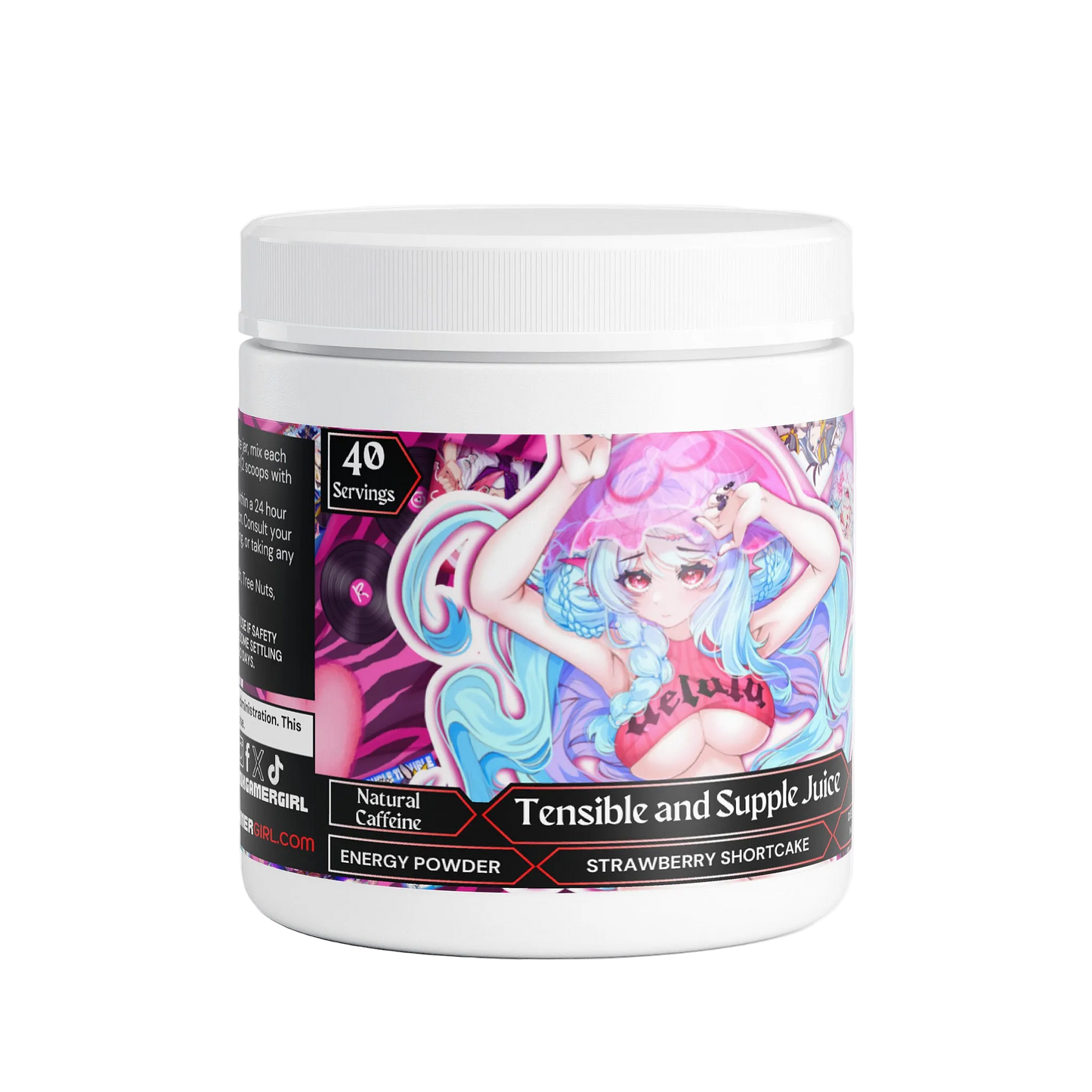 Rora Vt - Tensible and Supple Juice Energy Powder (Strawberry Shortcake)