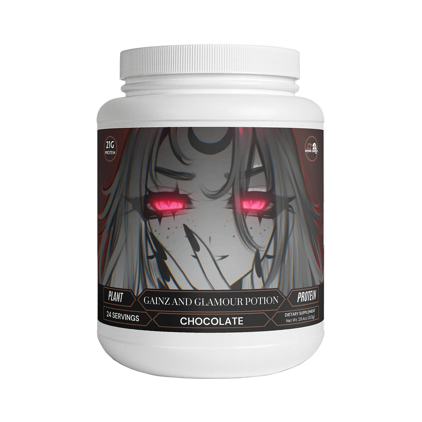 Witchy Tea Cup - Gainz and Glamour Potion Plant Protein (Chocolate)