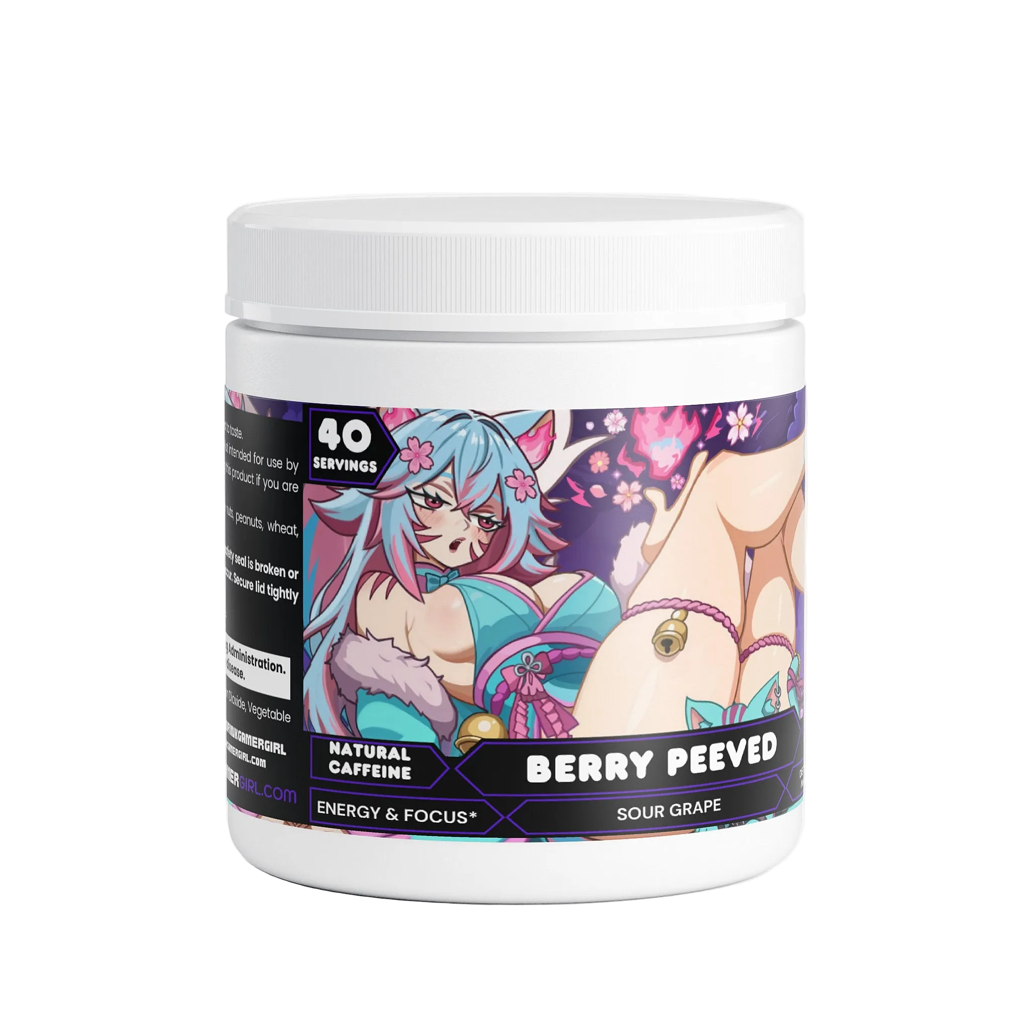 Akuma Miko - Berry Peeved Focus Powder (Sour Grape) – Drink Gamer Girl
