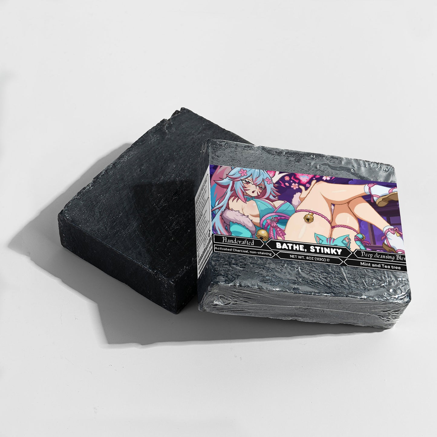 Akuma Miko - Bathe, Stinky Charcoal Soap