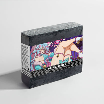 Akuma Miko - Bathe, Stinky Charcoal Soap