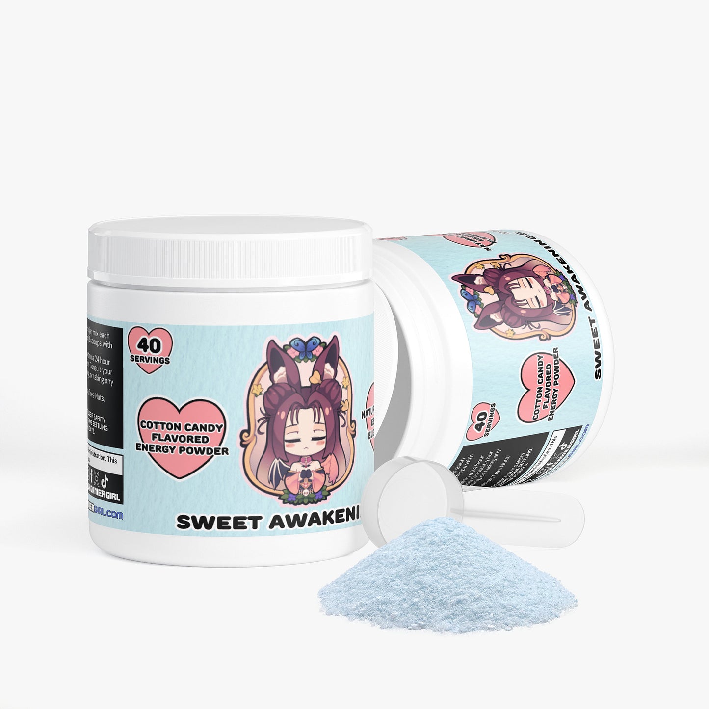 CrypticBunni - Sweet Awakenings Energy Powder (Cotton Candy)