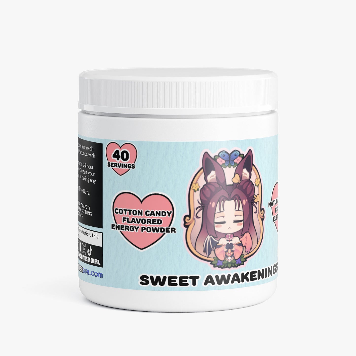 CrypticBunni - Sweet Awakenings Energy Powder (Cotton Candy)