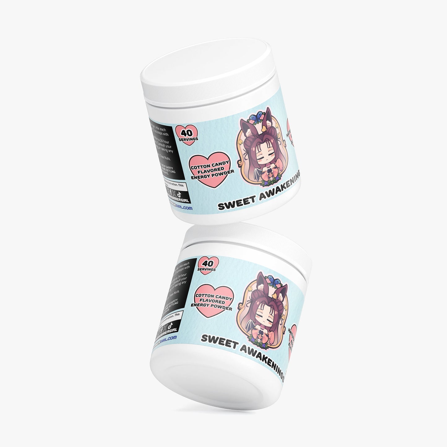 CrypticBunni - Sweet Awakenings Energy Powder (Cotton Candy)