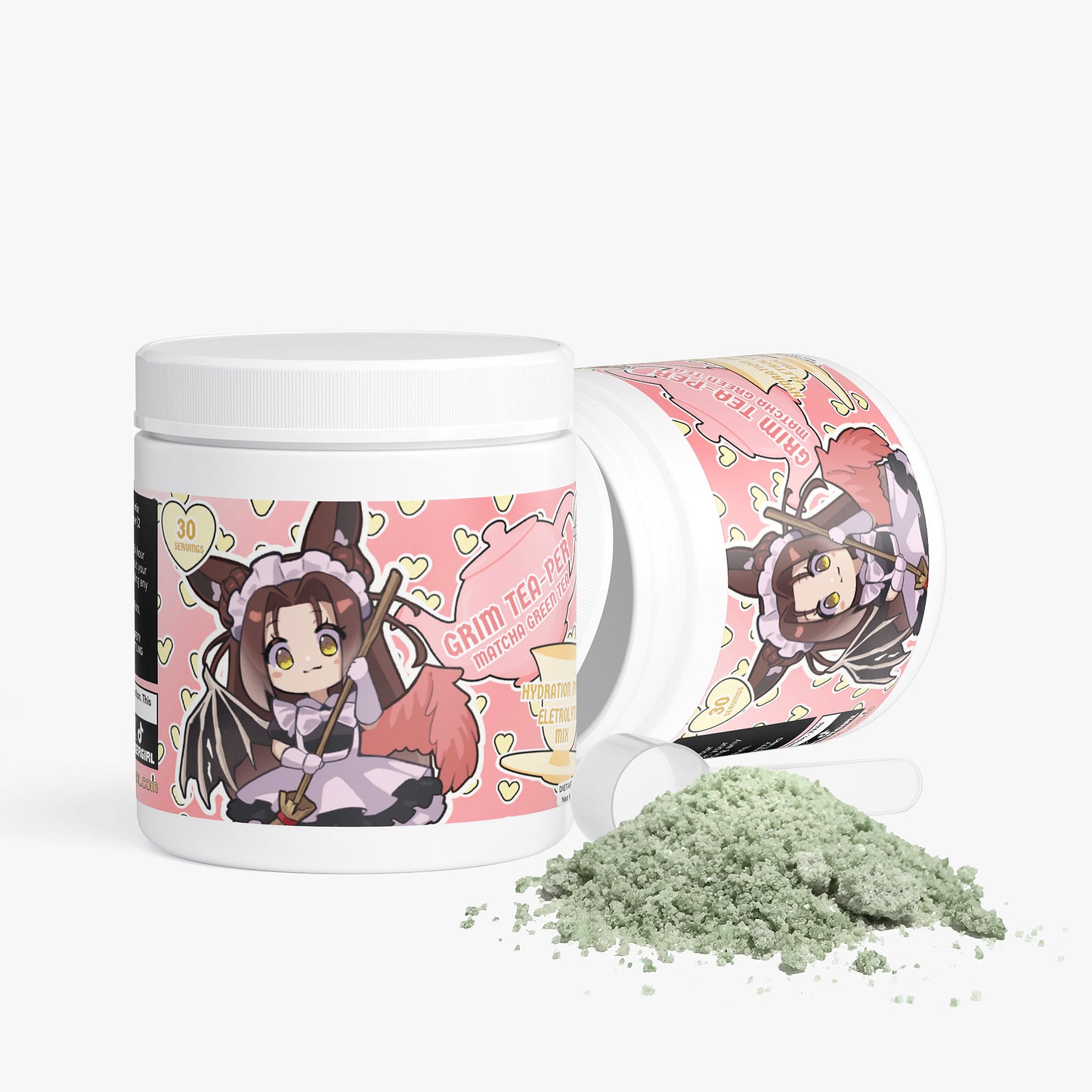 CrypticBunni - Grim Tea-per Hydration Powder (Matcha Green Tea)