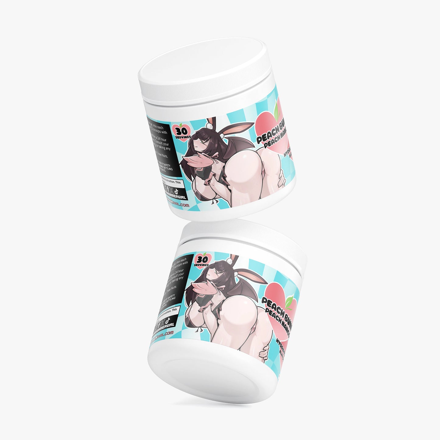CrypticBunni - Peach Bunni Hydration Powder (Peach Mango)