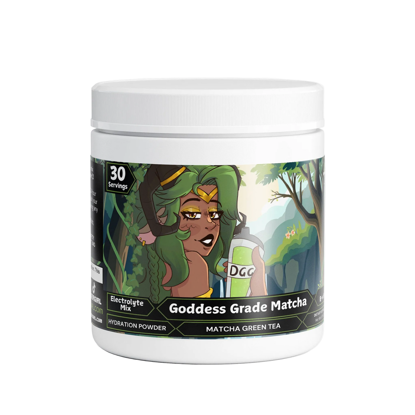 AvaleaAudio - Goddess Grade Matcha Hydration Powder (Matcha Green Tea)