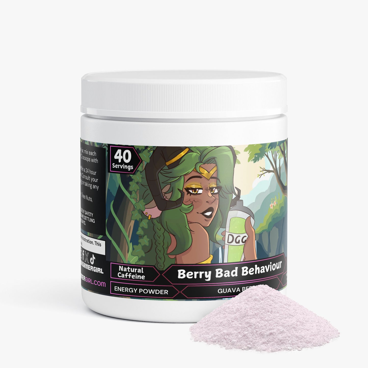 AvaleaAudio - Berry Bad Behaviour Energy Powder (Guava Berry)