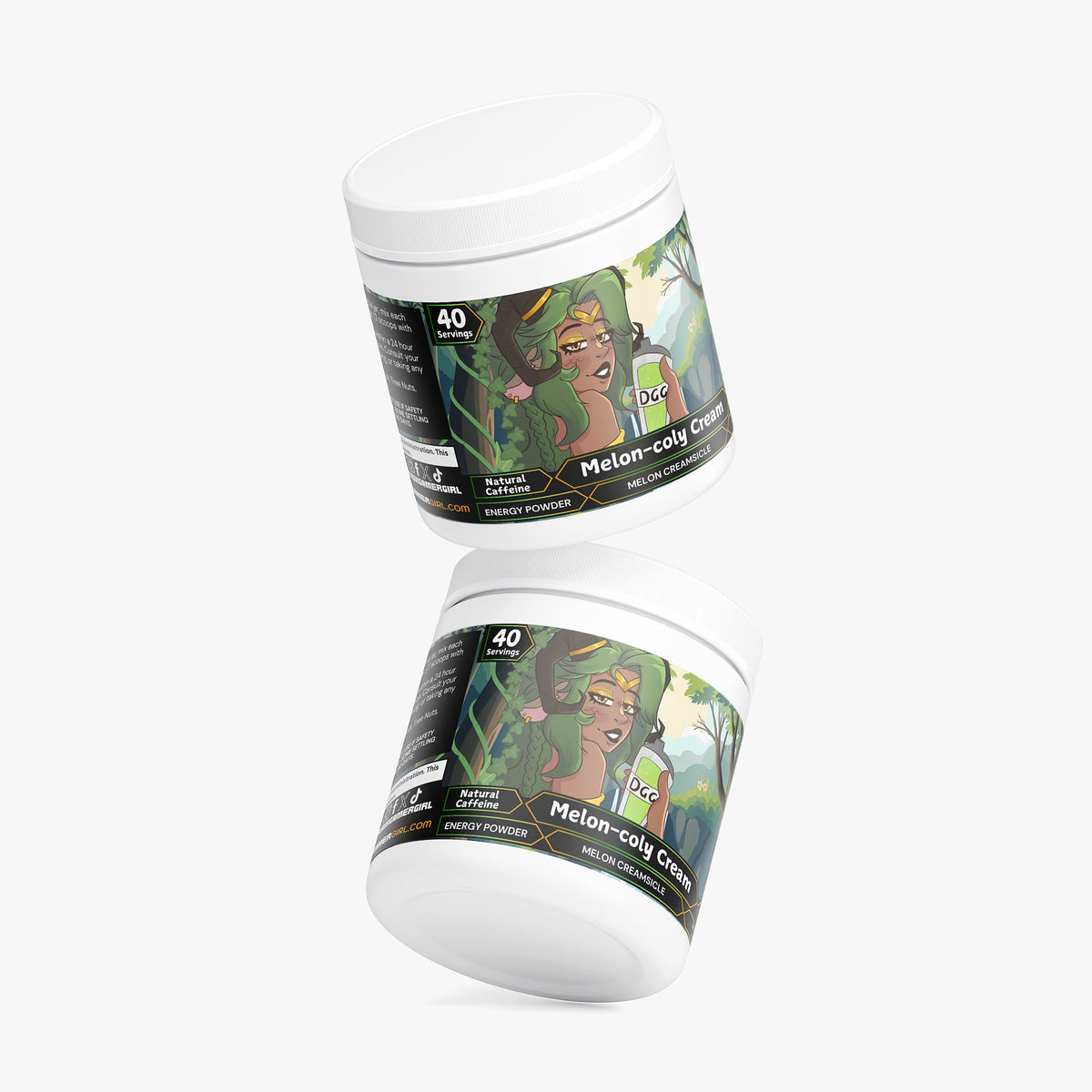 AvaleaAudio - Melon-coly Cream Energy Powder (Melon Creamsicle)