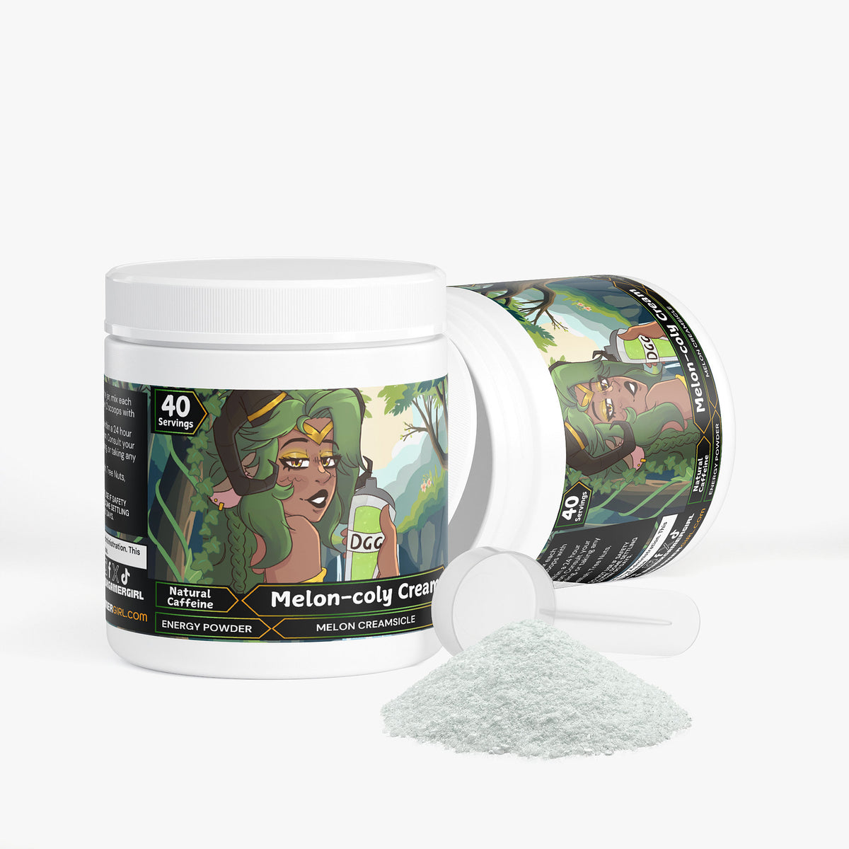 AvaleaAudio - Melon-coly Cream Energy Powder (Melon Creamsicle)