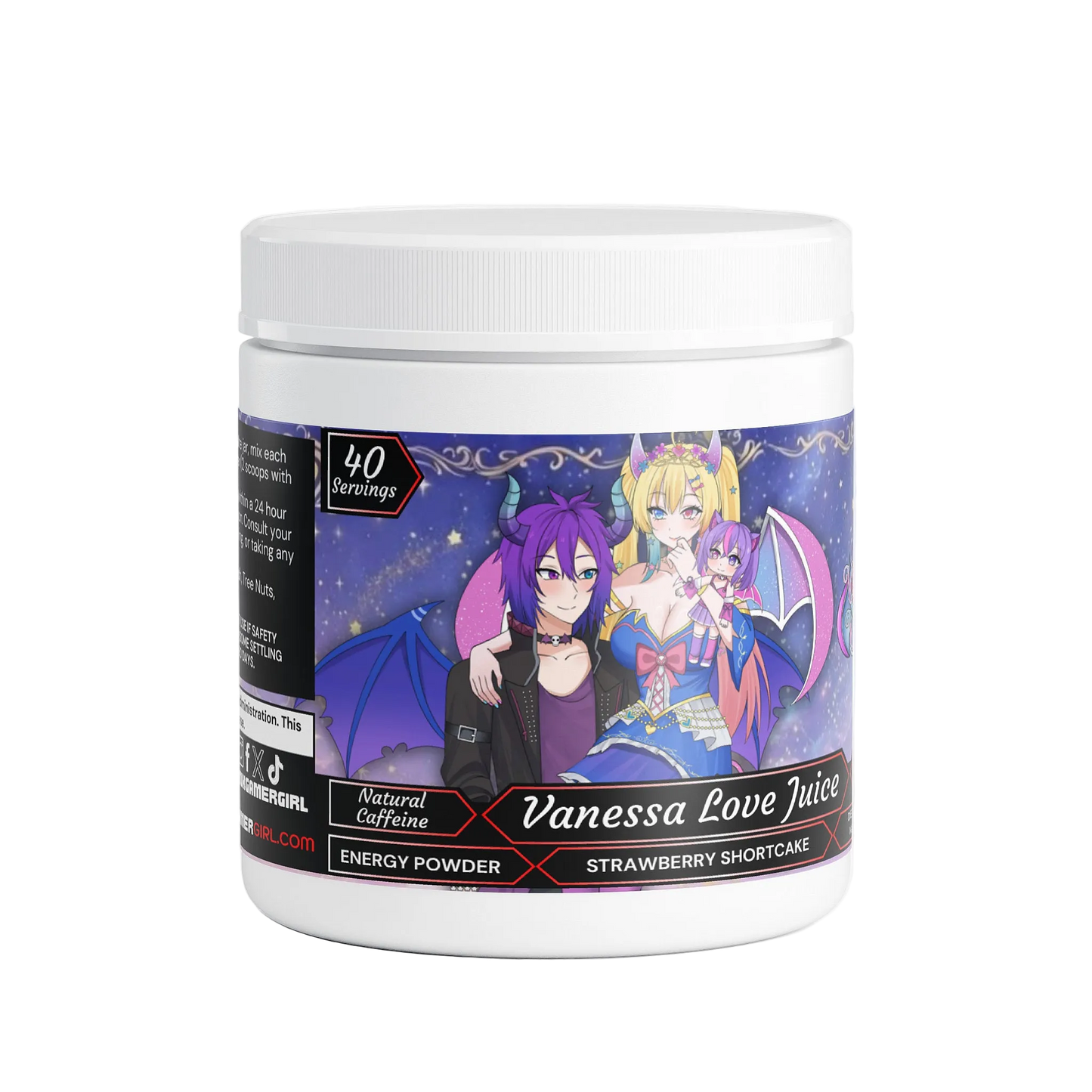 Vanessa VTuber - Vanessa Love Juice Energy Powder (Strawberry Shortcake)