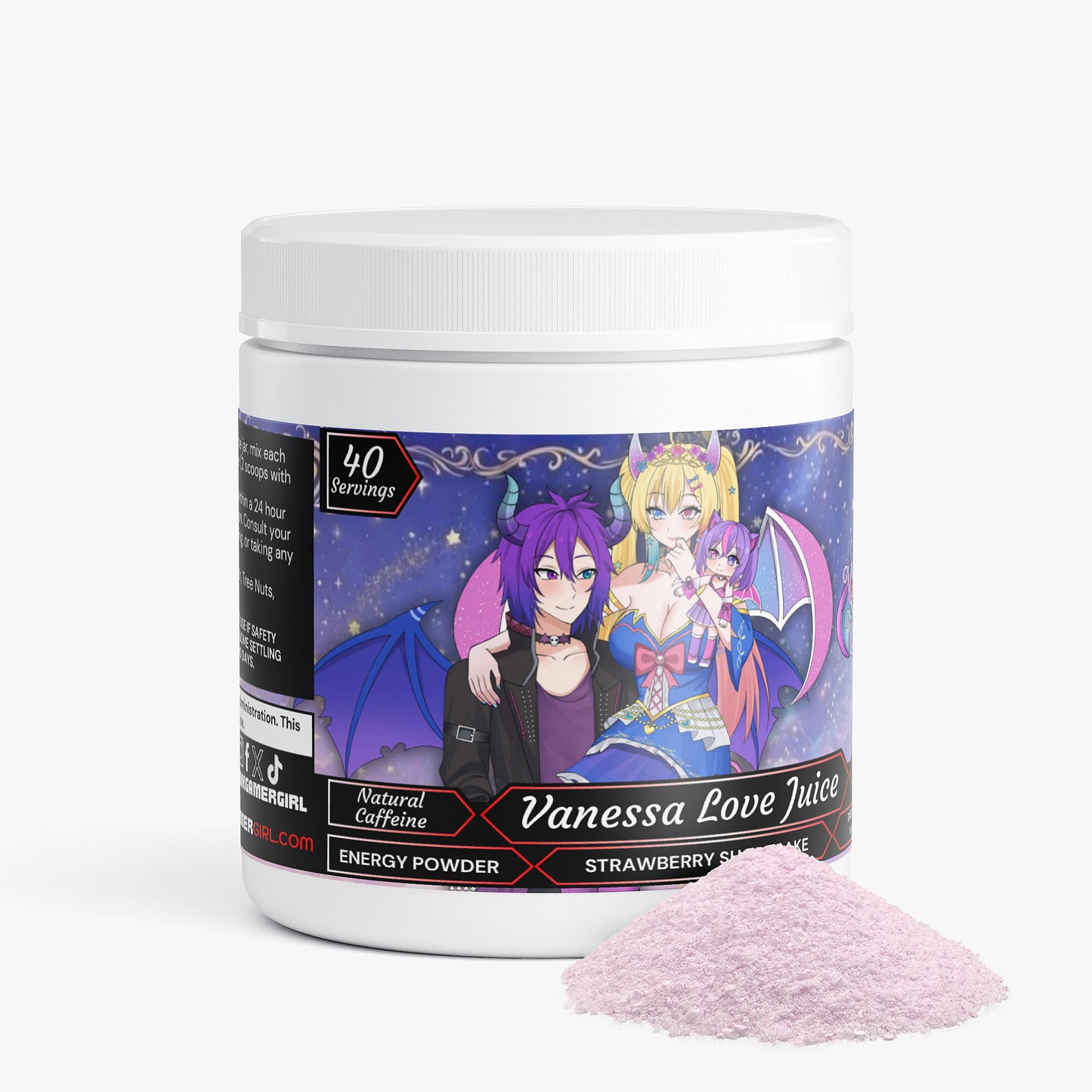 Vanessa VTuber - Vanessa Love Juice Energy Powder (Strawberry Shortcake)
