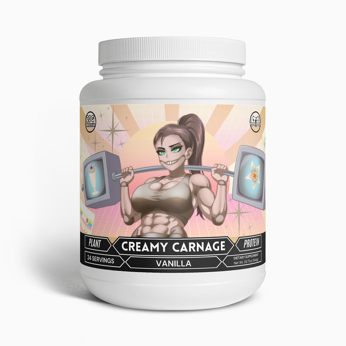 DollRatVT - Creamy Carnage Plant Protein (Vanilla)