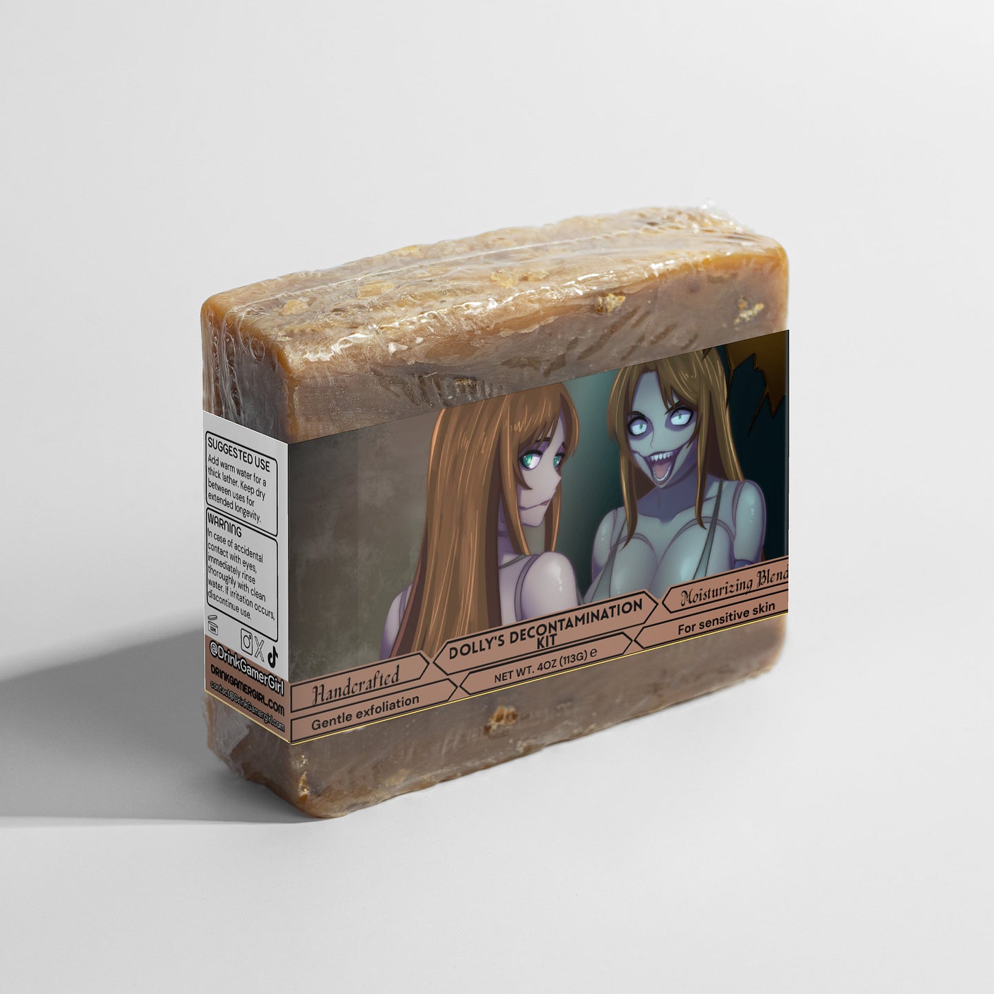 DollRatVT - Dolly's Decontamination Kit Oat Milk Honey Soap