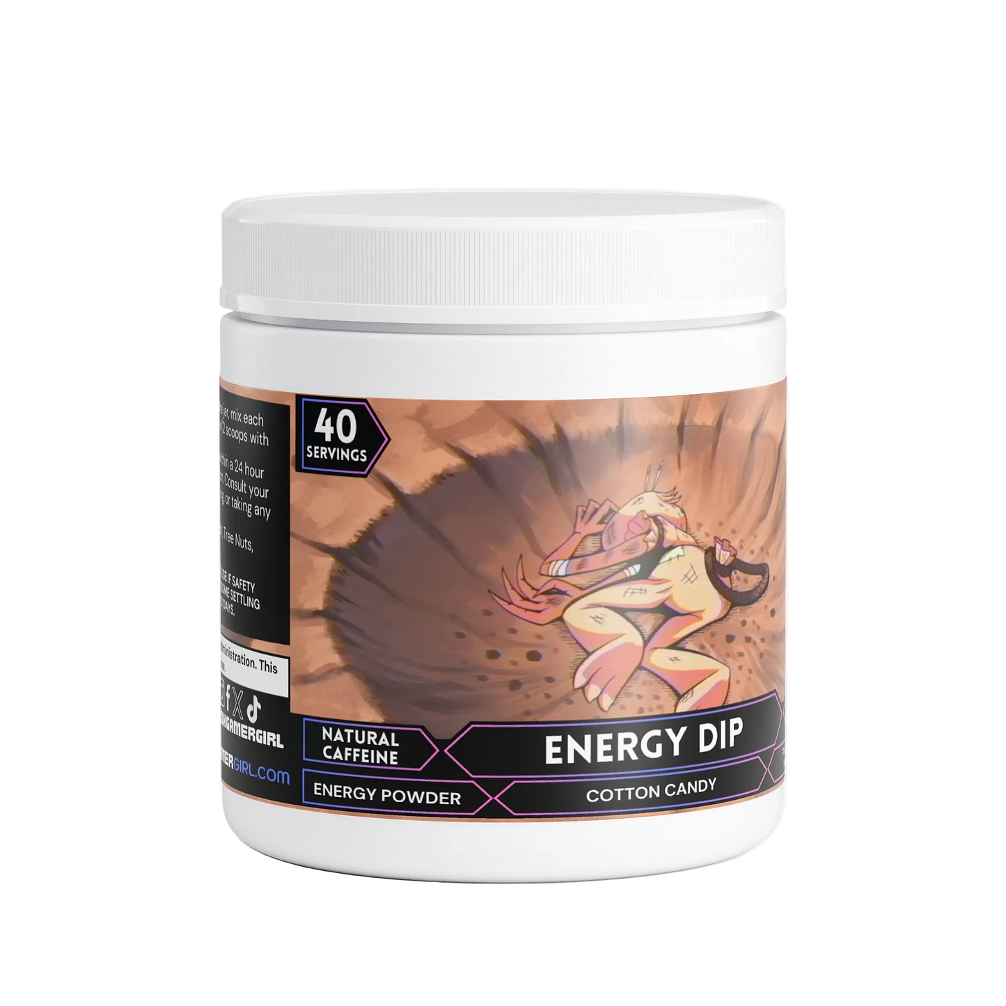 Durp Reflex - Energy Dip Energy Powder (Cotton Candy)