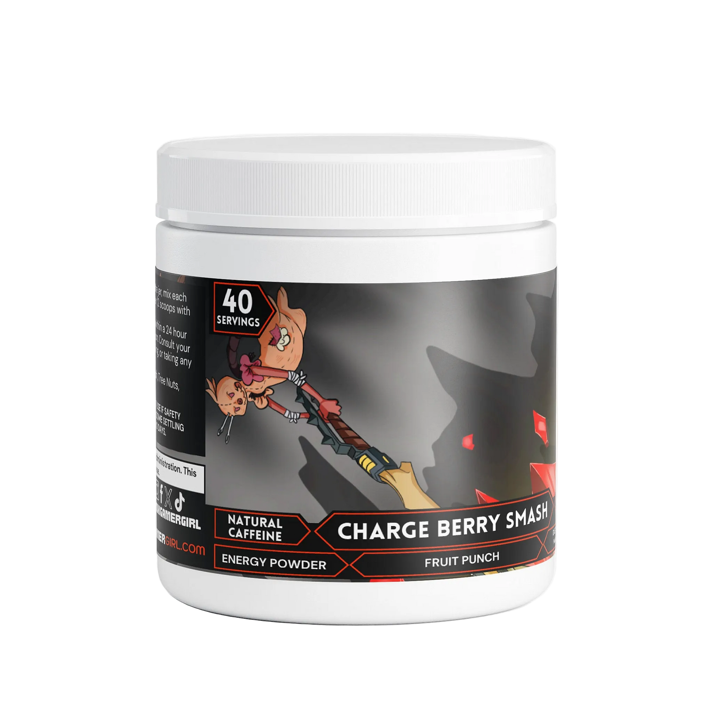 Durp Reflex - Charge Berry Smash Energy Powder (Fruit Punch)