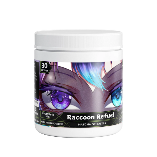 TrashedHeart - Raccoon Refuel Hydration Powder (Matcha Green Tea)