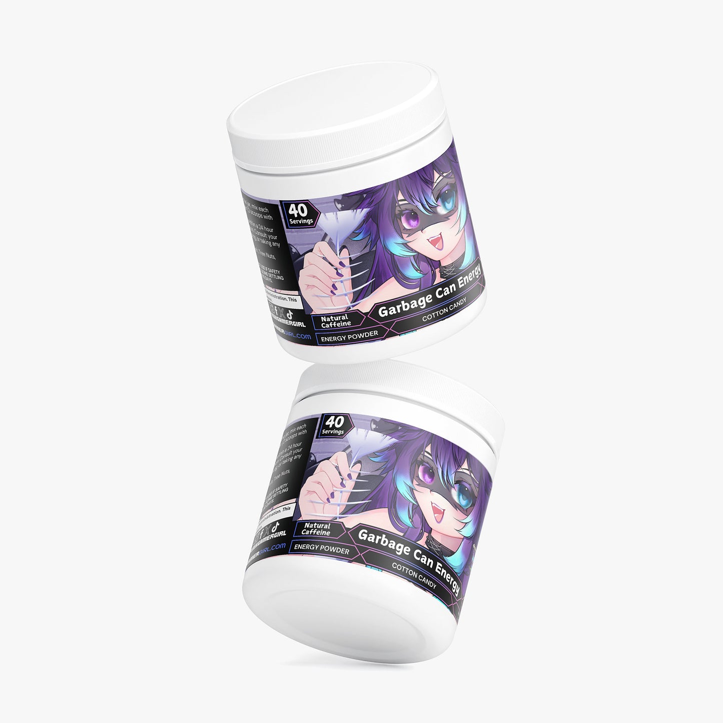 TrashedHeart - Garbage Can Energy Energy Powder (Cotton Candy)