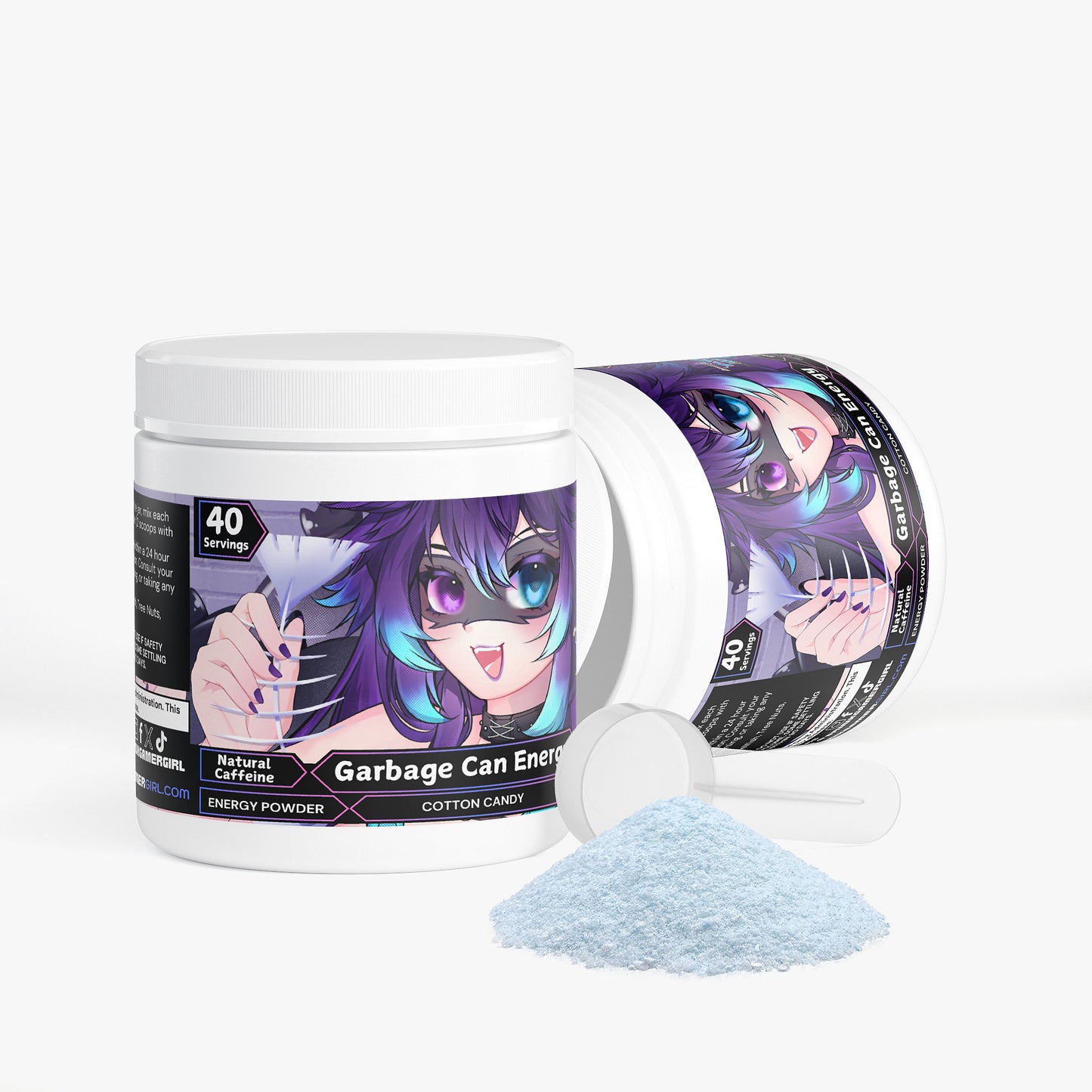 TrashedHeart - Garbage Can Energy Energy Powder (Cotton Candy)