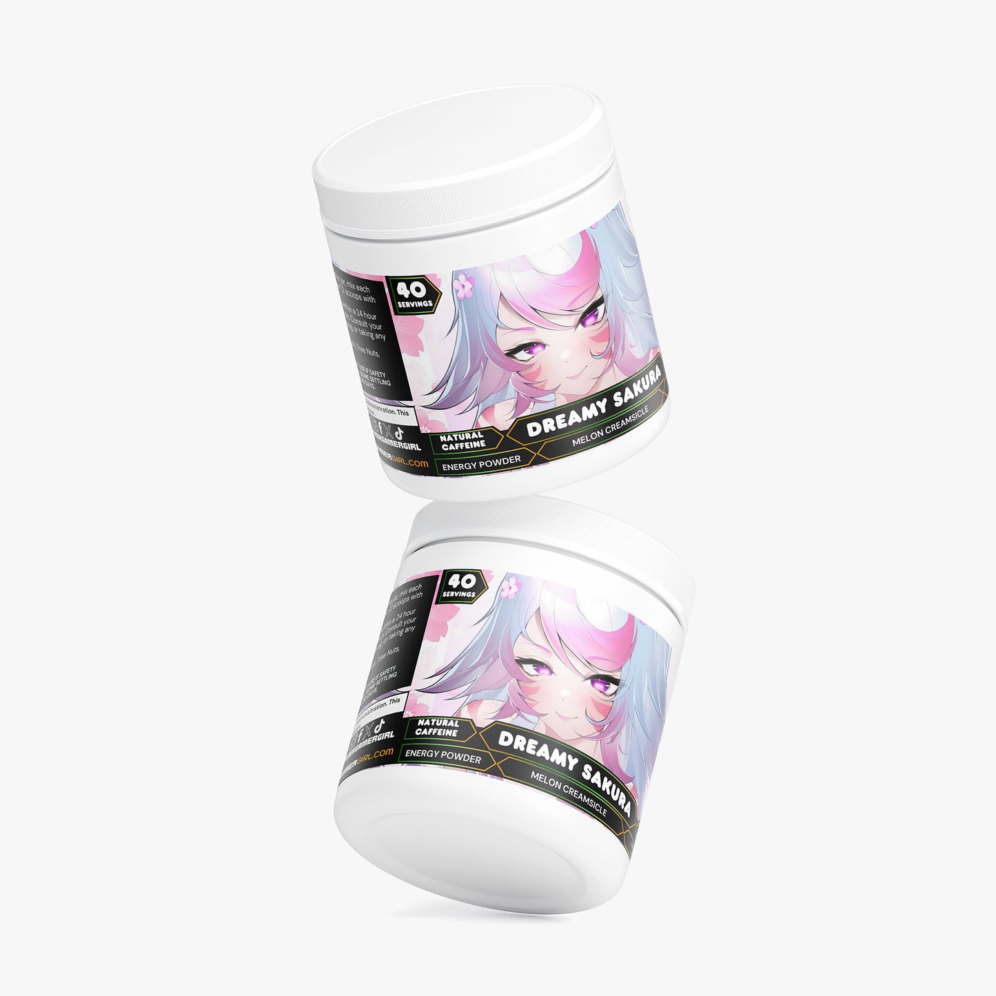 Akuma Miko - Dreamy Sakura Energy Powder (Melon Creamsicle)