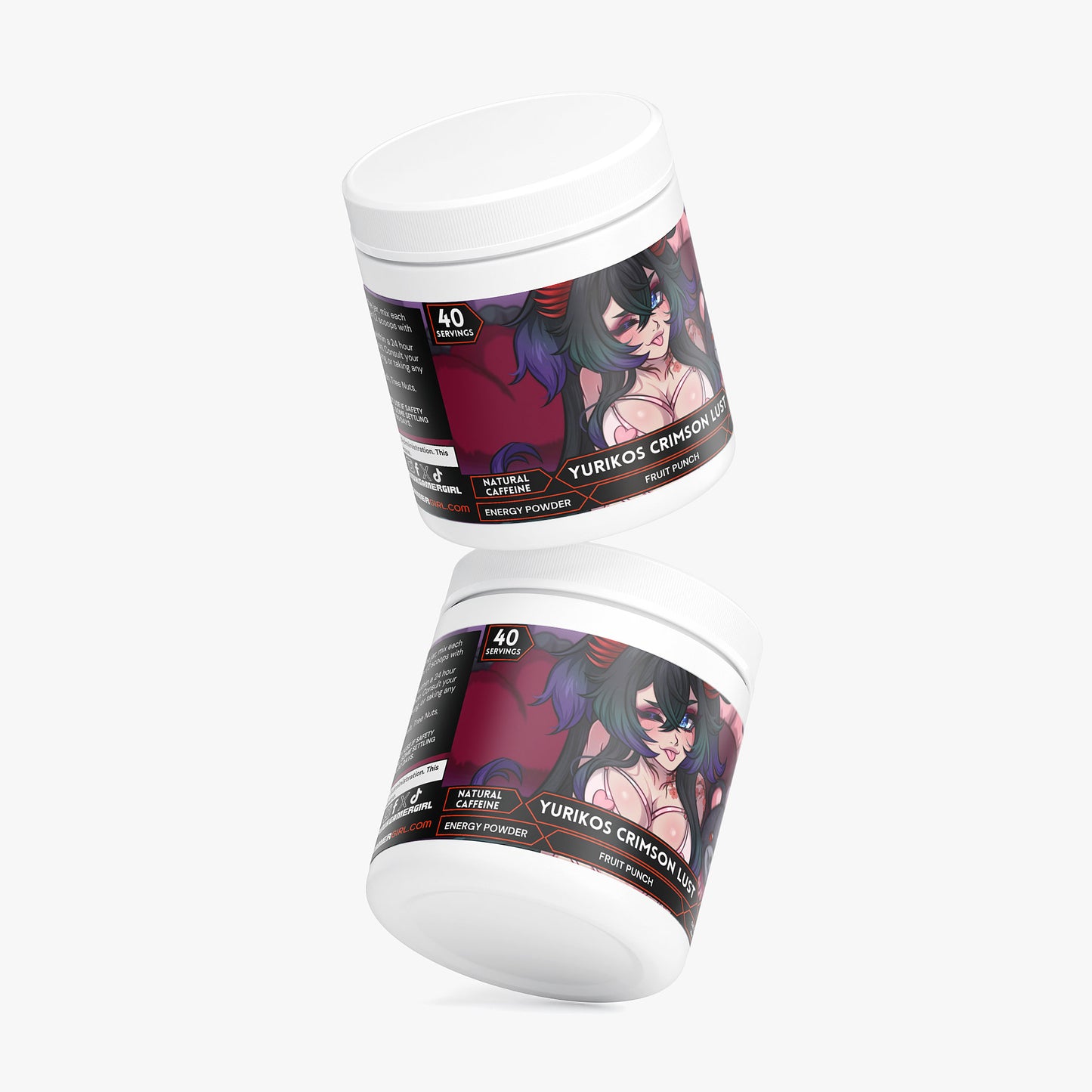 Yuriko Yami - Yurikos Crimson Lust Energy Powder (Fruit Punch)