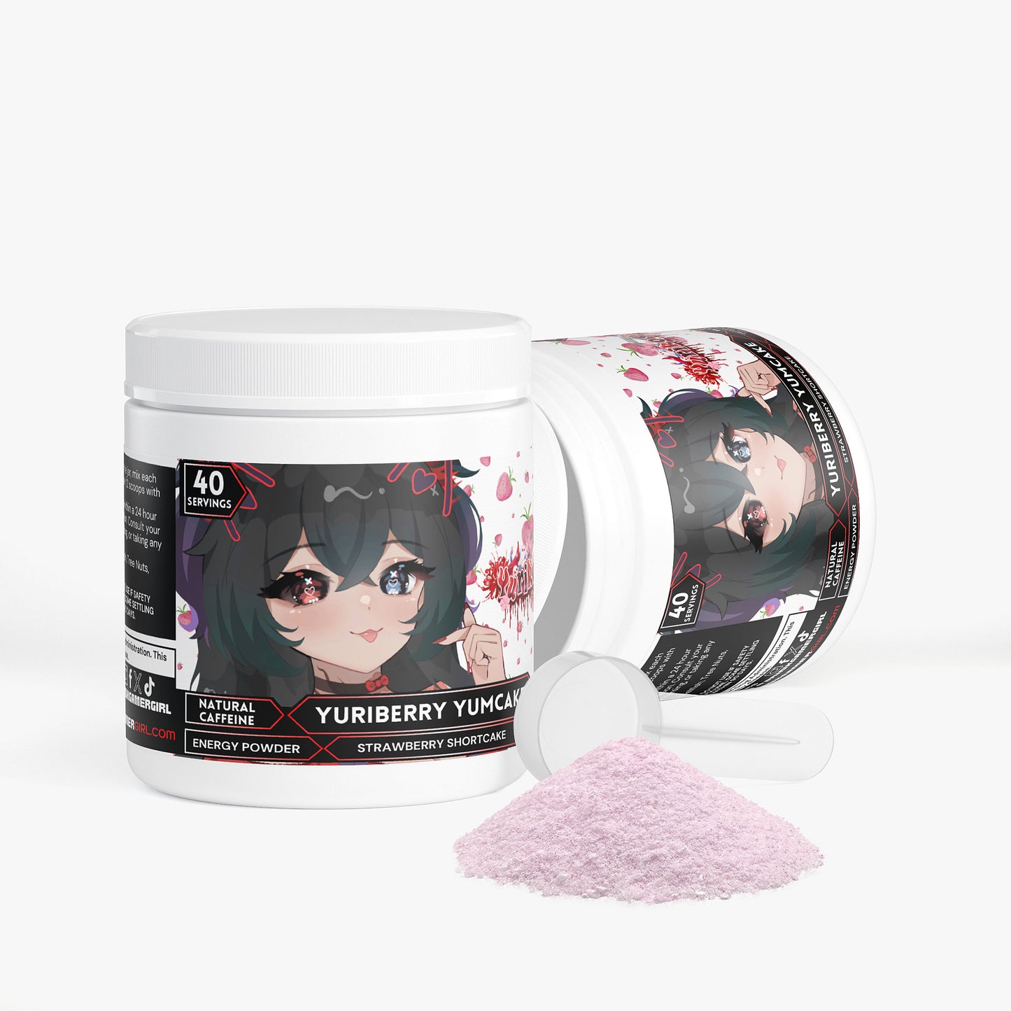Yuriko Yami - Yuriberry Yumcake Energy Powder (Strawberry Shortcake)