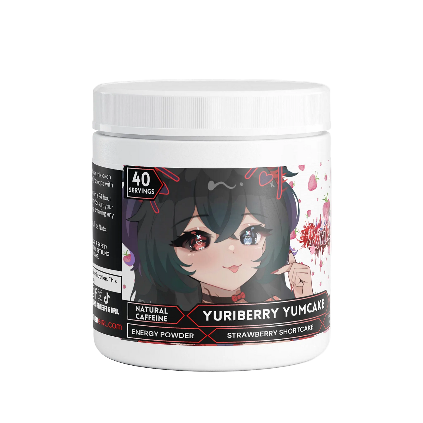 Yuriko Yami - Yuriberry Yumcake Energy Powder (Strawberry Shortcake)
