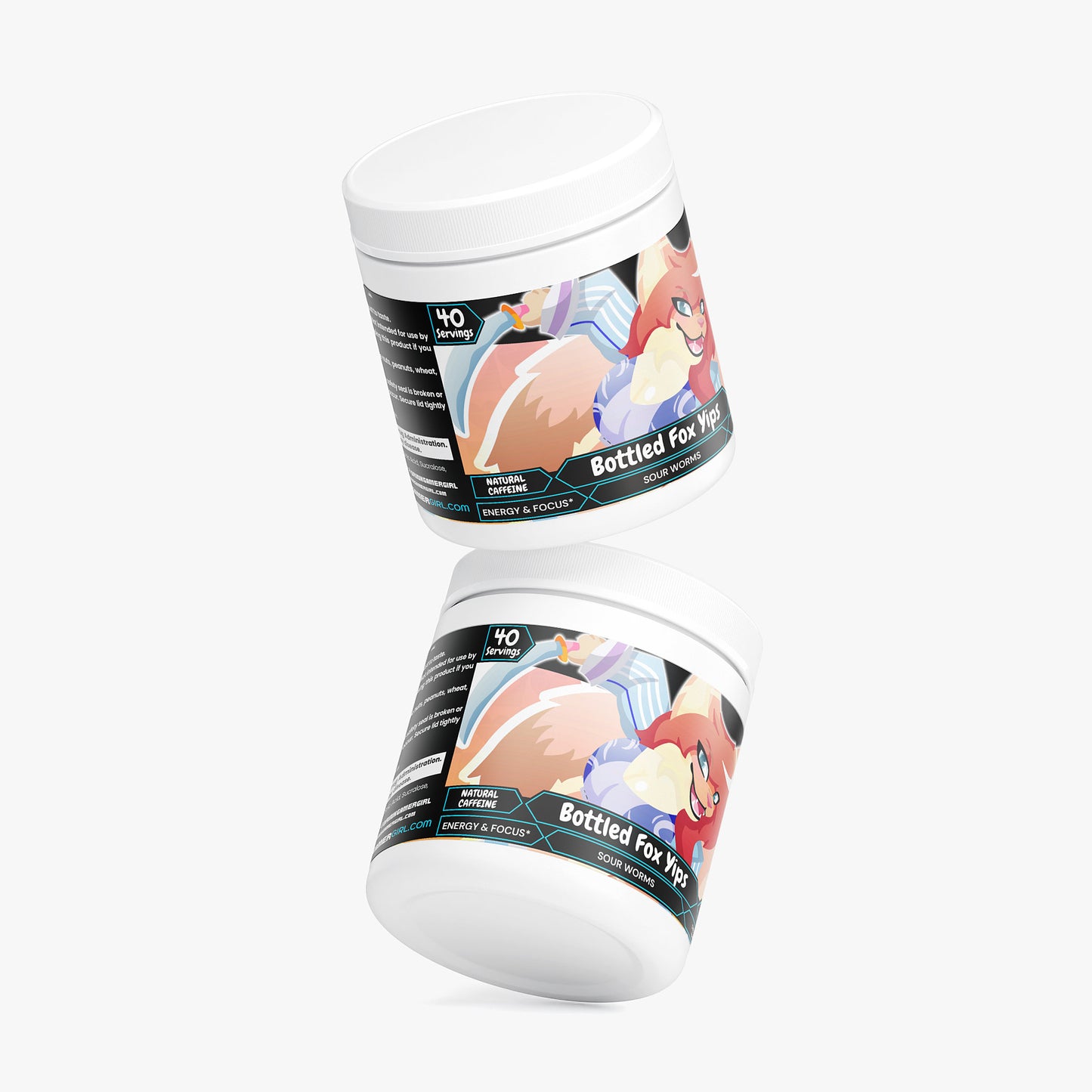 KatFox - Bottled Fox Yips Focus Powder (Sour Worms)