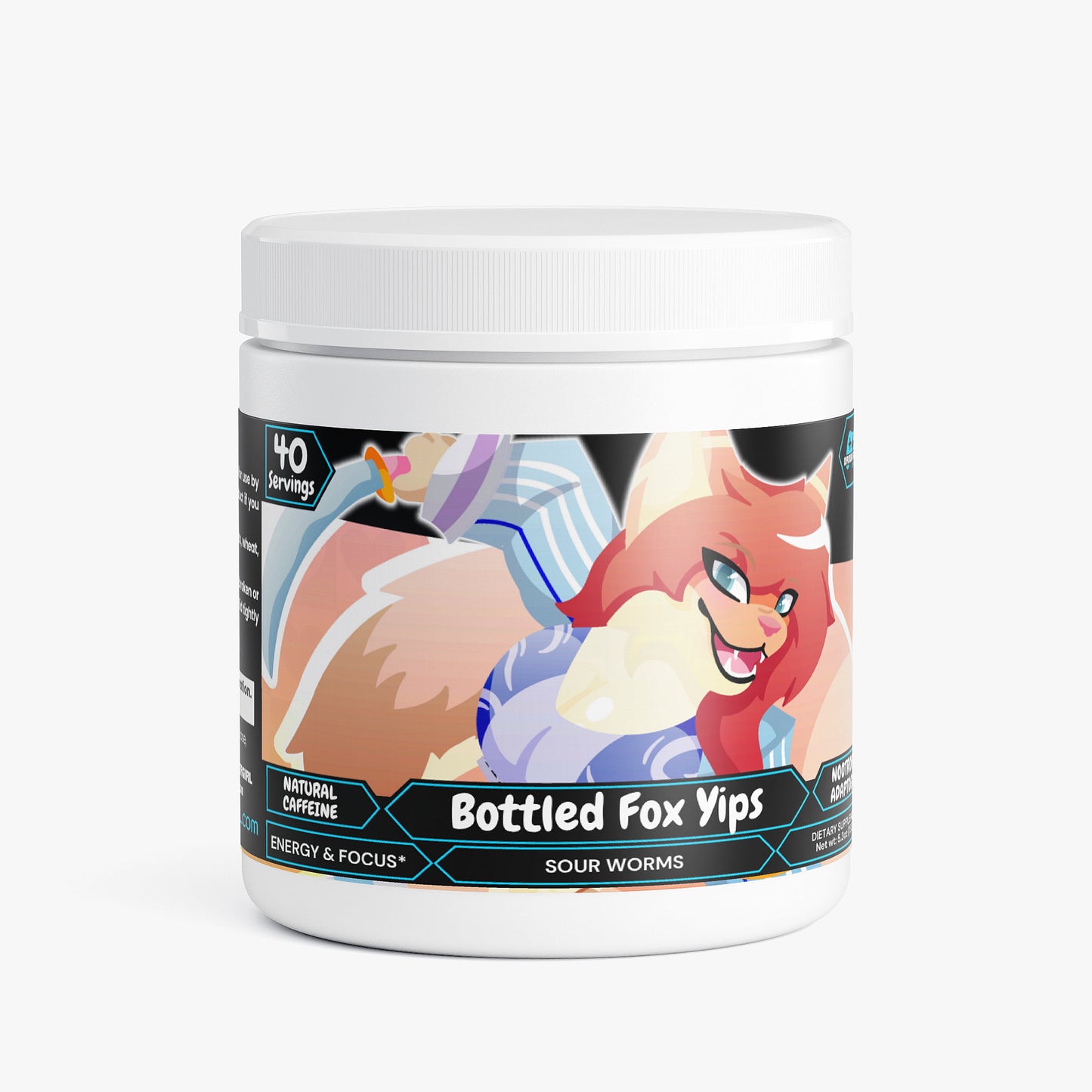 KatFox - Bottled Fox Yips Focus Powder (Sour Worms)