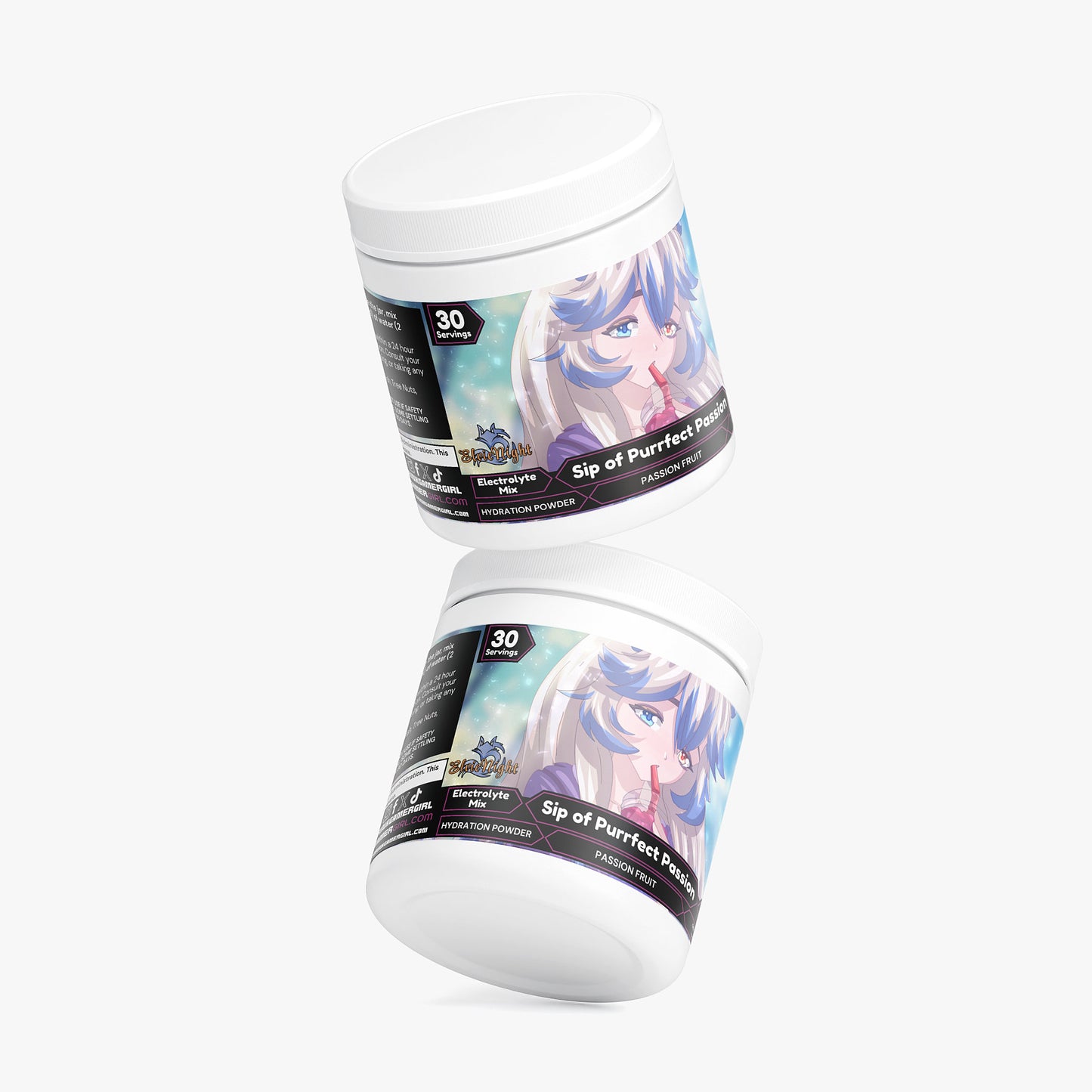 ElvieNight -  Sip of Purrfect Passion Hydration Powder (Passion Fruit)