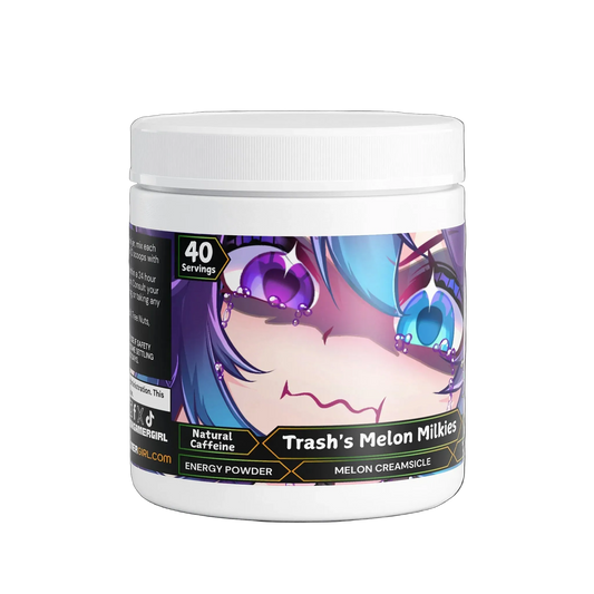 TrashedHeart - Trash's Melon Milkies Energy Powder (Melon Creamsicle)