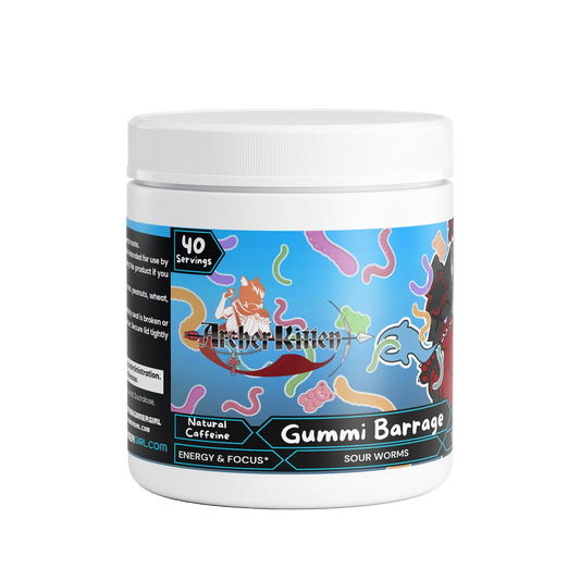 Archer Kitten - Gummi Barrage Focus Powder (Sour Worms)