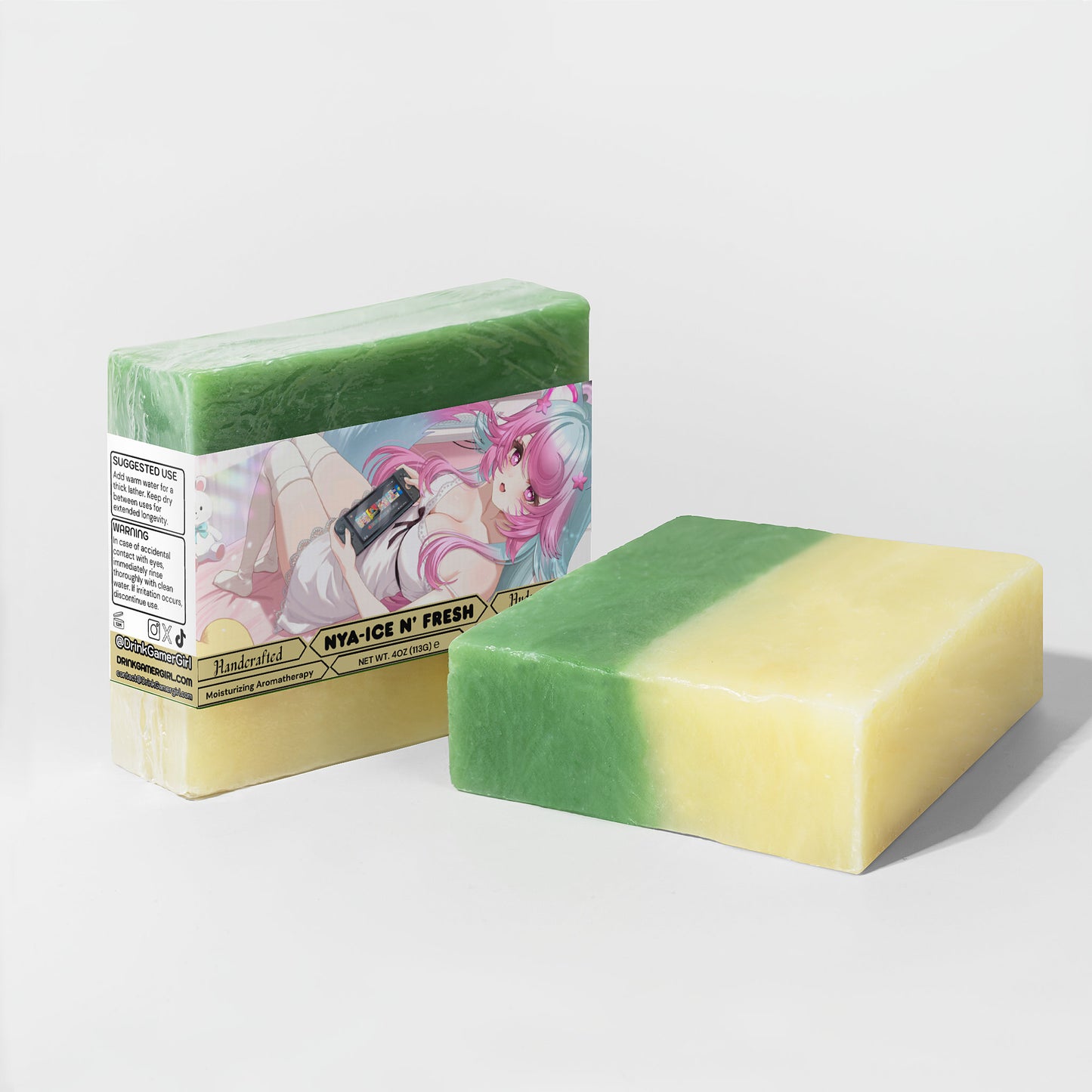 Akuma Miko - Nya-ice N’ Fresh Aloe & Cool Cucumber Soap