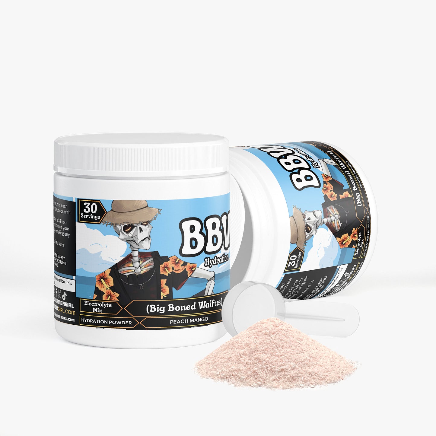 Undead Commander - BBW (Big Boned Waifus) Hydration Powder (Peach Mango)