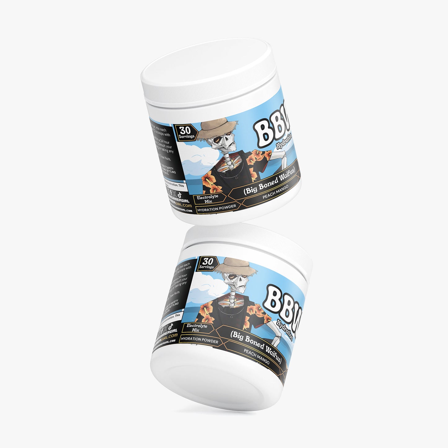 Undead Commander - BBW (Big Boned Waifus) Hydration Powder (Peach Mango)