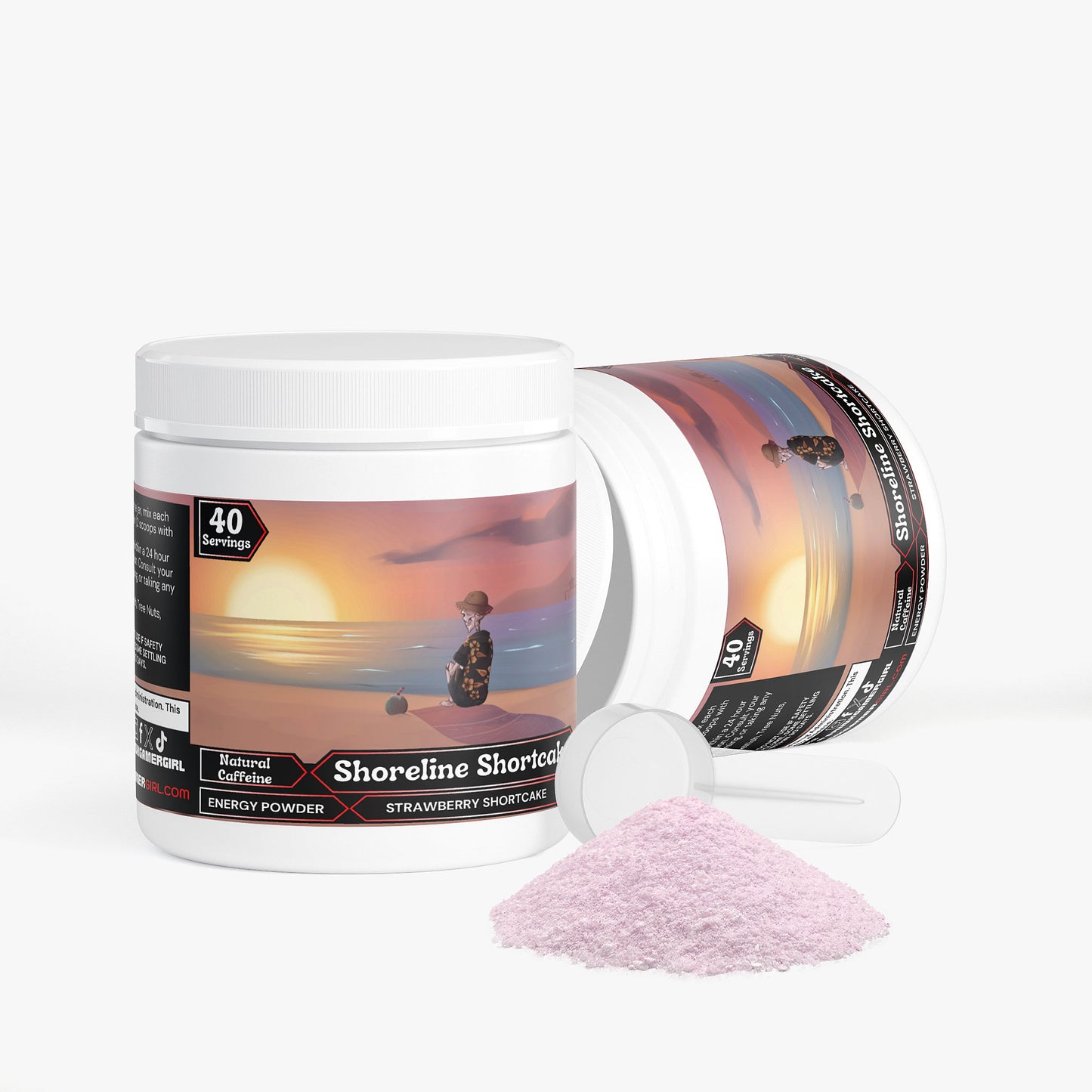 Undead Commander - Shoreline Shortcake Energy Powder (Strawberry Shortcake)