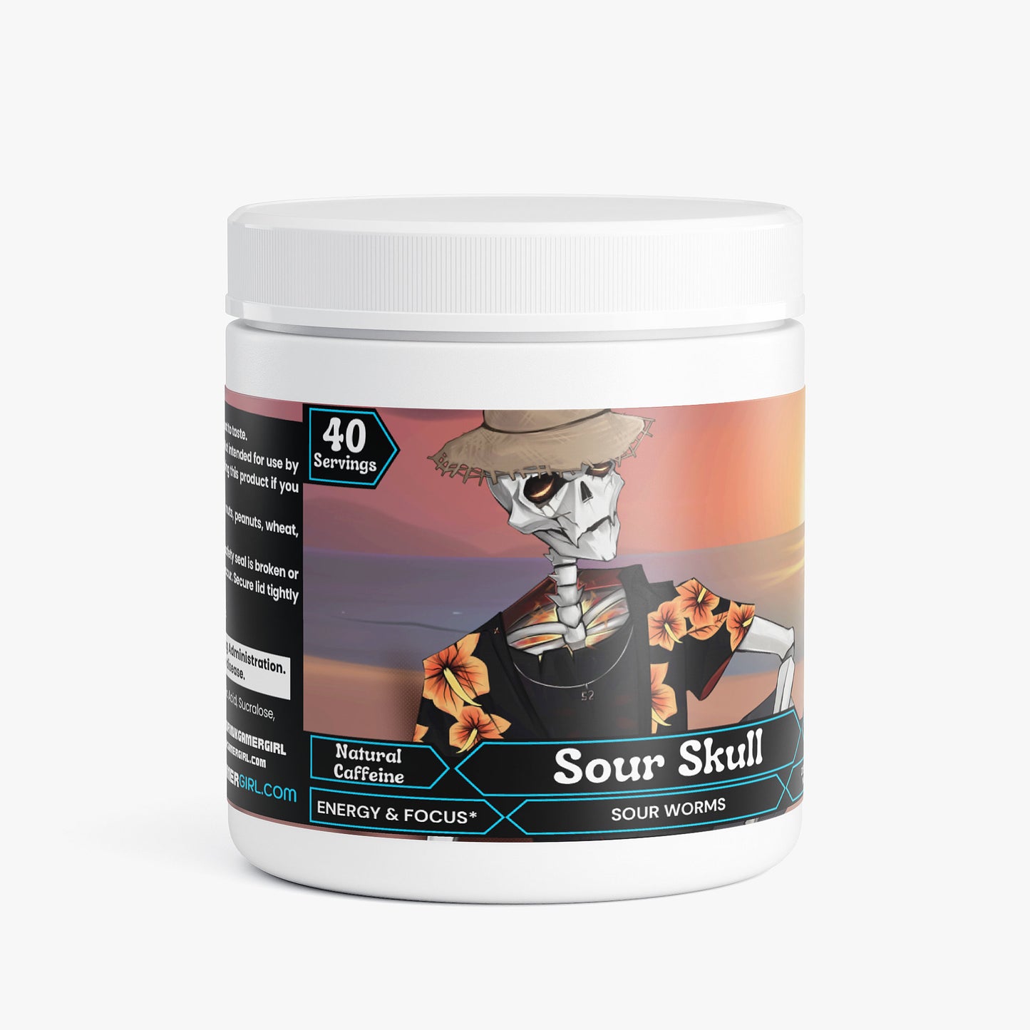 Undead Commander - Sour Skull Focus Powder (Sour Worms)