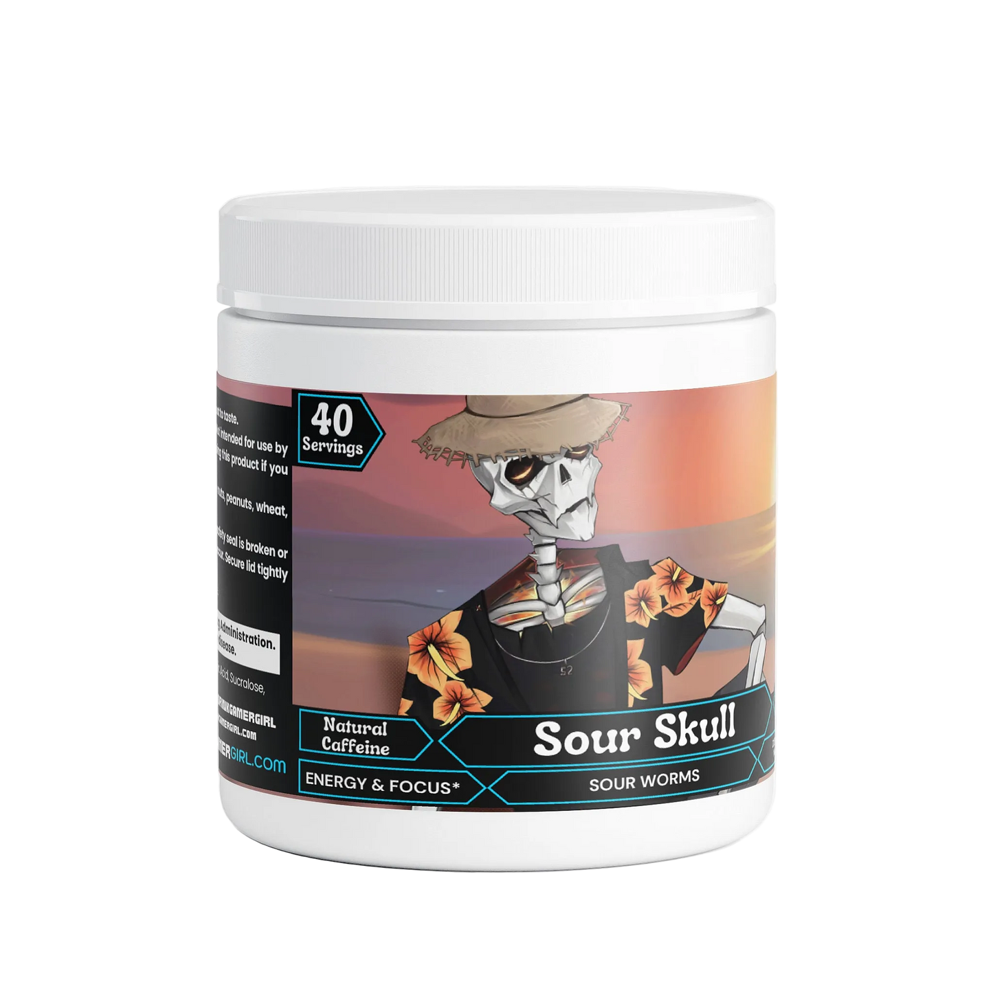 Undead Commander - Sour Skull Focus Powder (Sour Worms)
