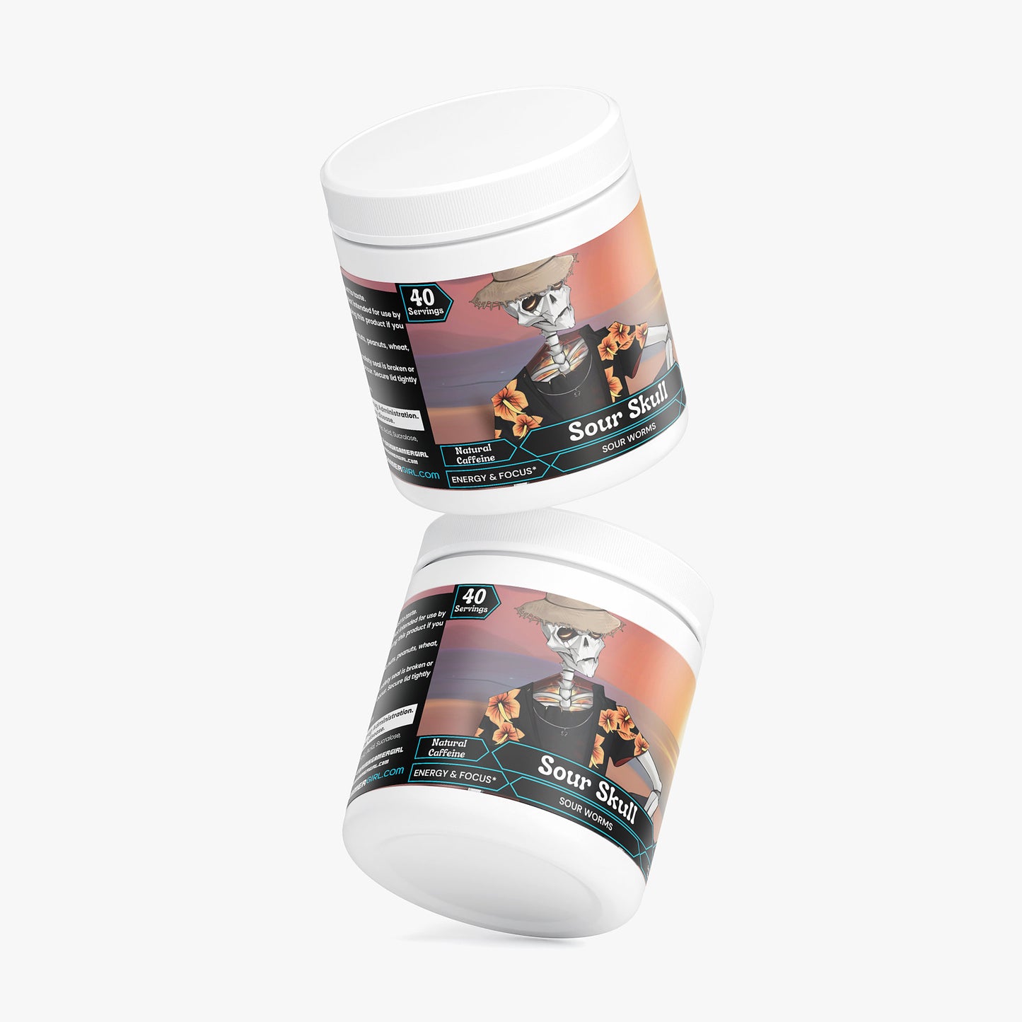 Undead Commander - Sour Skull Focus Powder (Sour Worms)