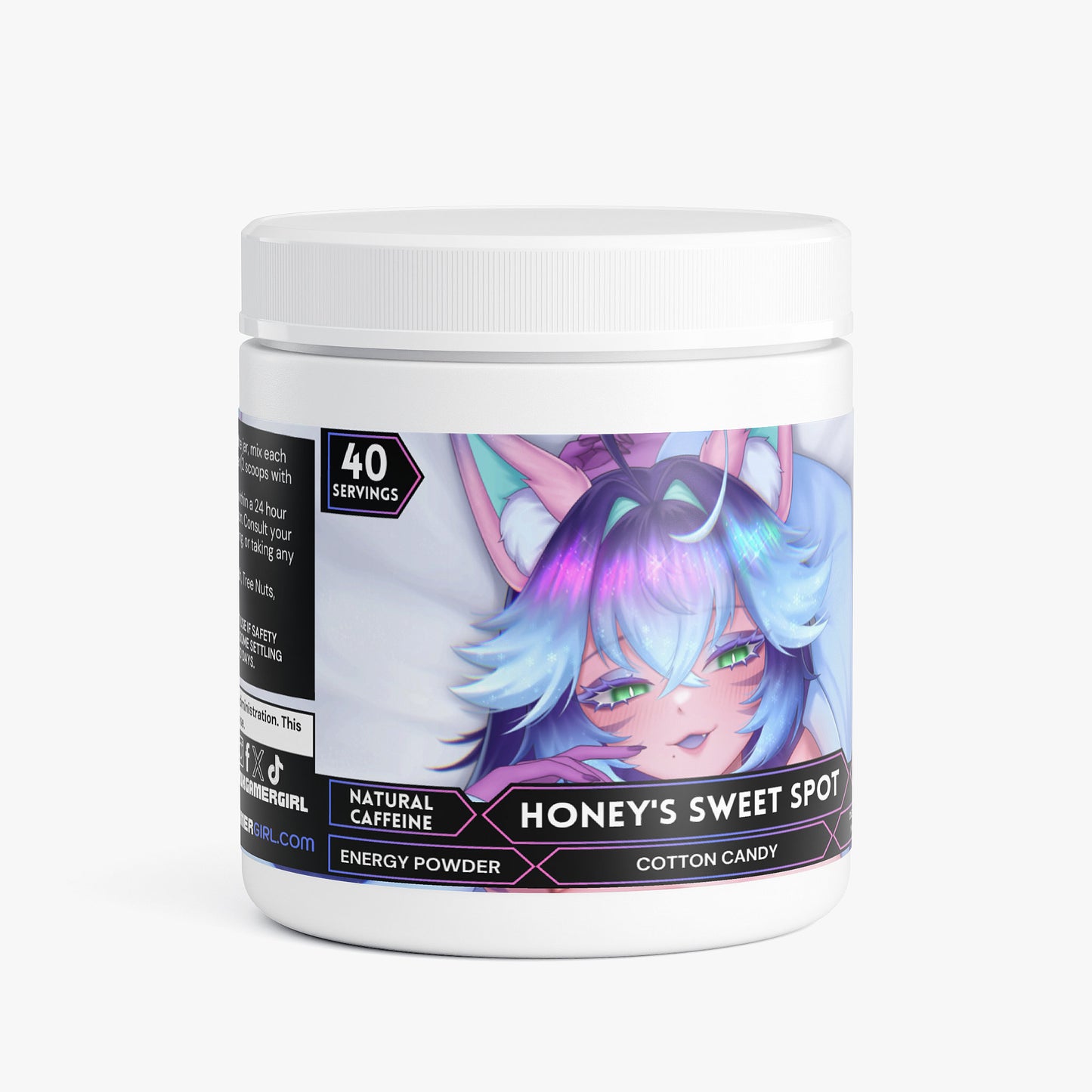 Honeybumz - Honey's Sweet Spot Energy Powder (Cotton Candy)