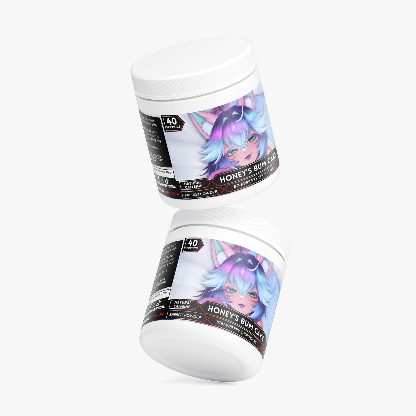 Honeybumz - Honey's Bum Cake Energy Powder (Strawberry Shortcake)